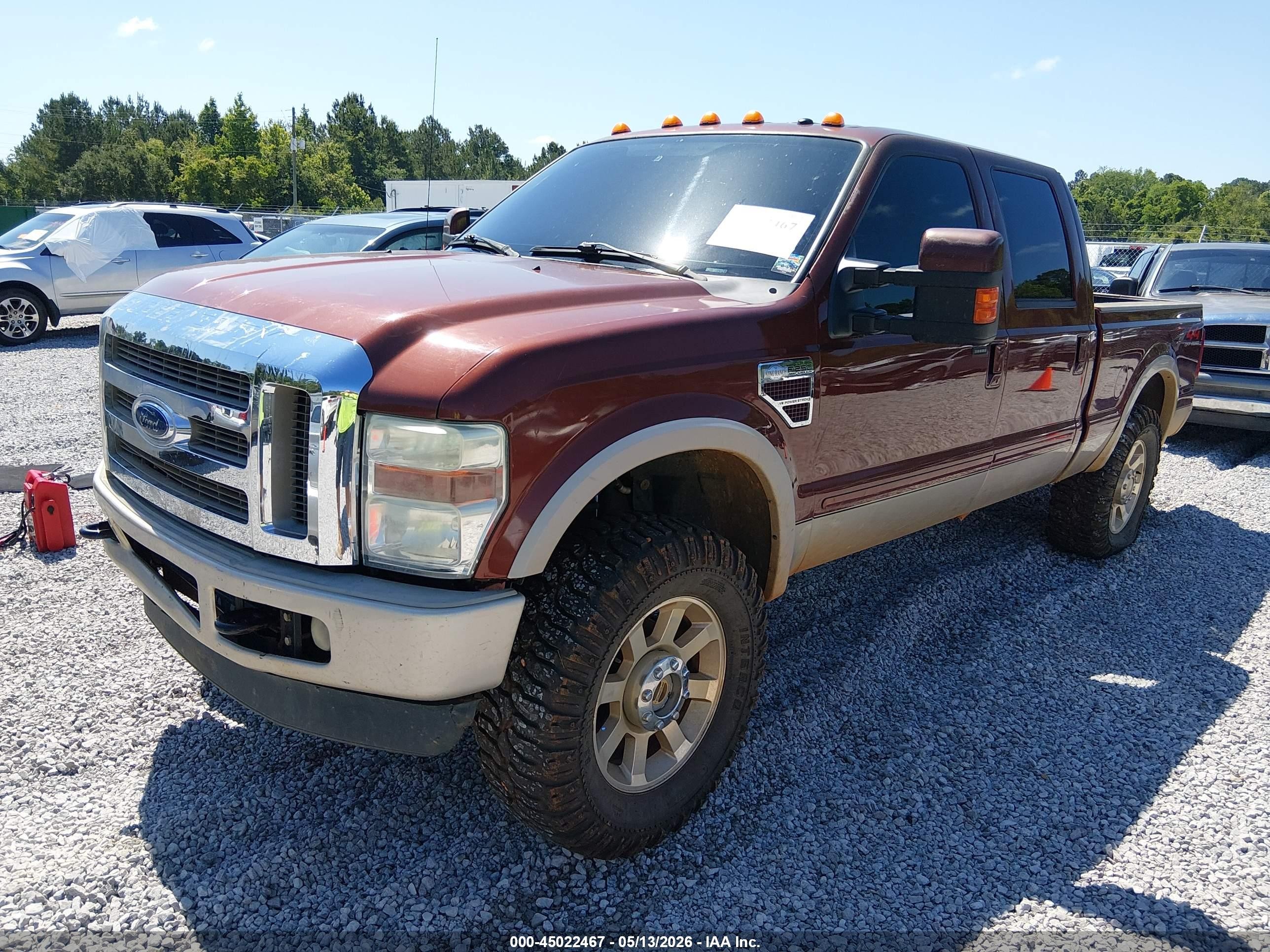 2008 Ford F-250 Fx4/harley-davidson/king Ranch/lariat/xl/xlt Brown vin: 1FTSW21R18EC48286