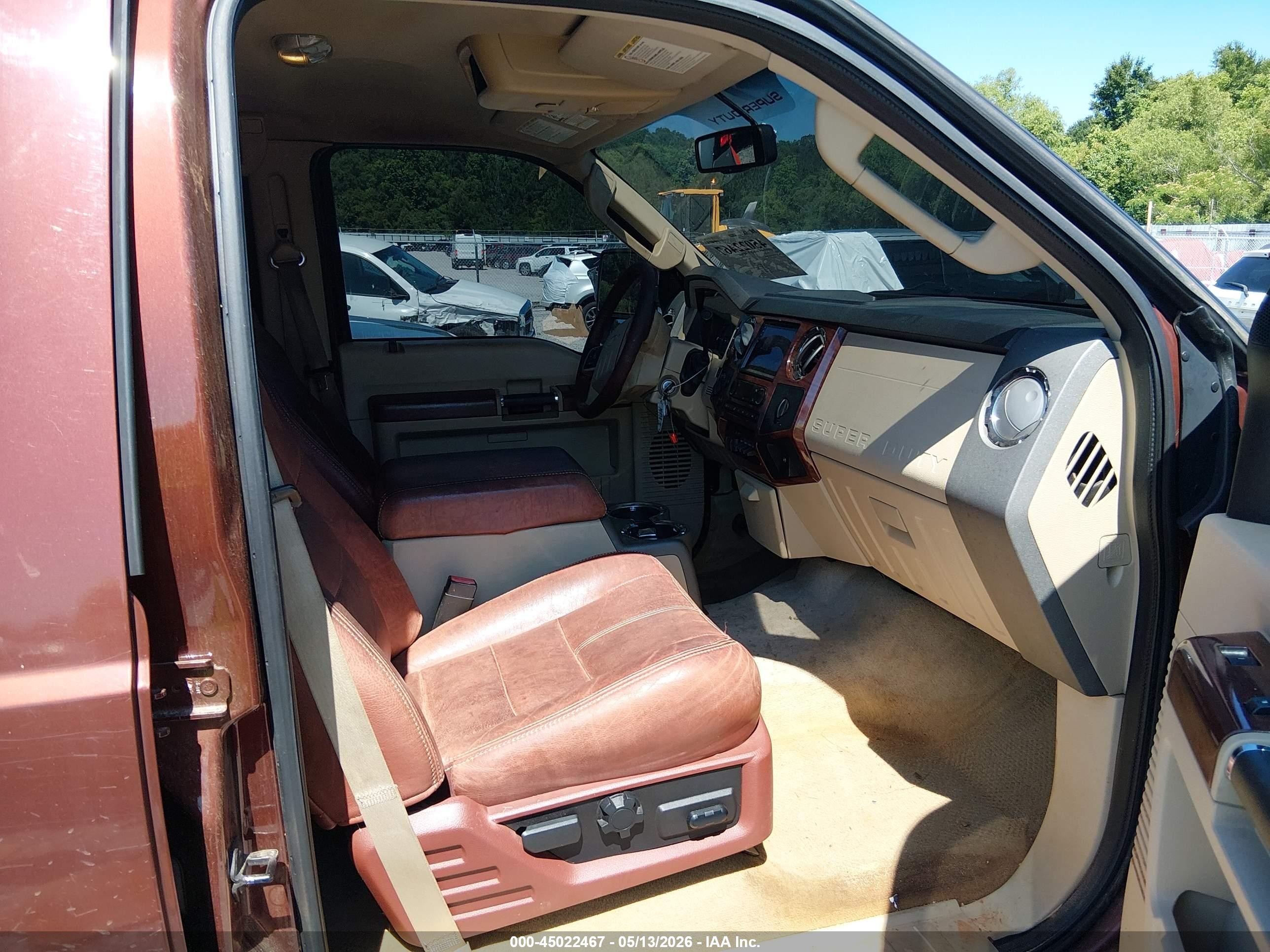 2008 Ford F-250 Fx4/harley-davidson/king Ranch/lariat/xl/xlt Brown vin: 1FTSW21R18EC48286