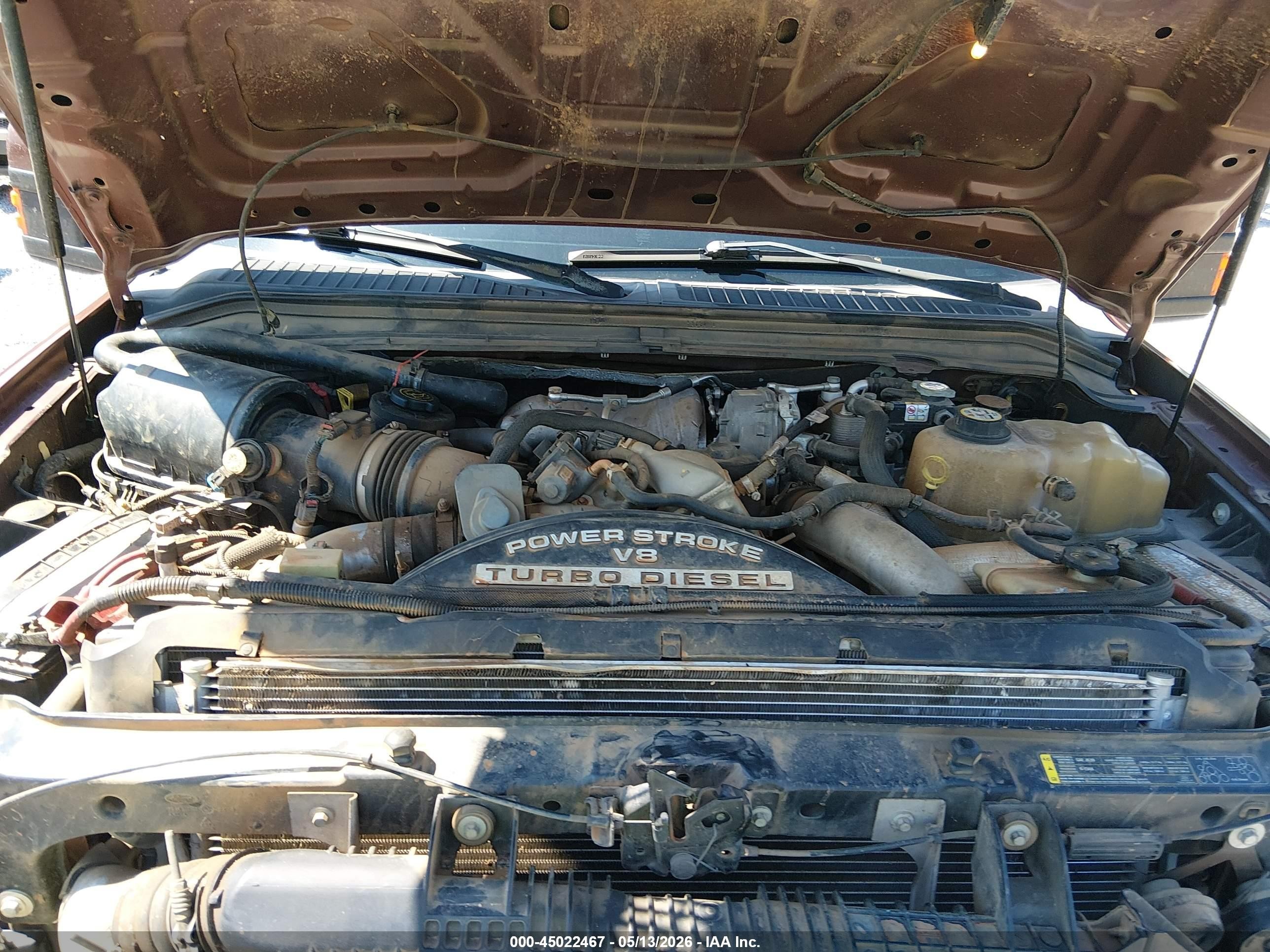2008 Ford F-250 Fx4/harley-davidson/king Ranch/lariat/xl/xlt Brown vin: 1FTSW21R18EC48286
