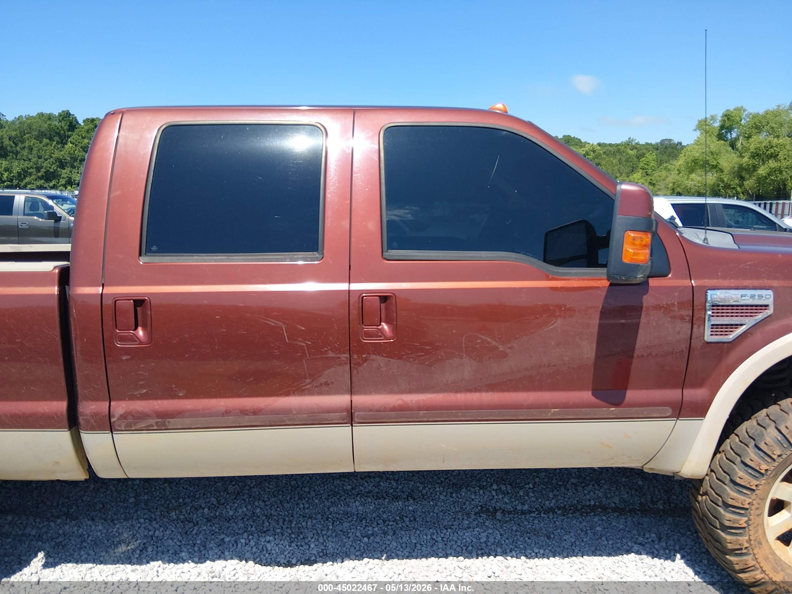 2008 Ford F-250 Fx4/harley-davidson/king Ranch/lariat/xl/xlt Brown vin: 1FTSW21R18EC48286