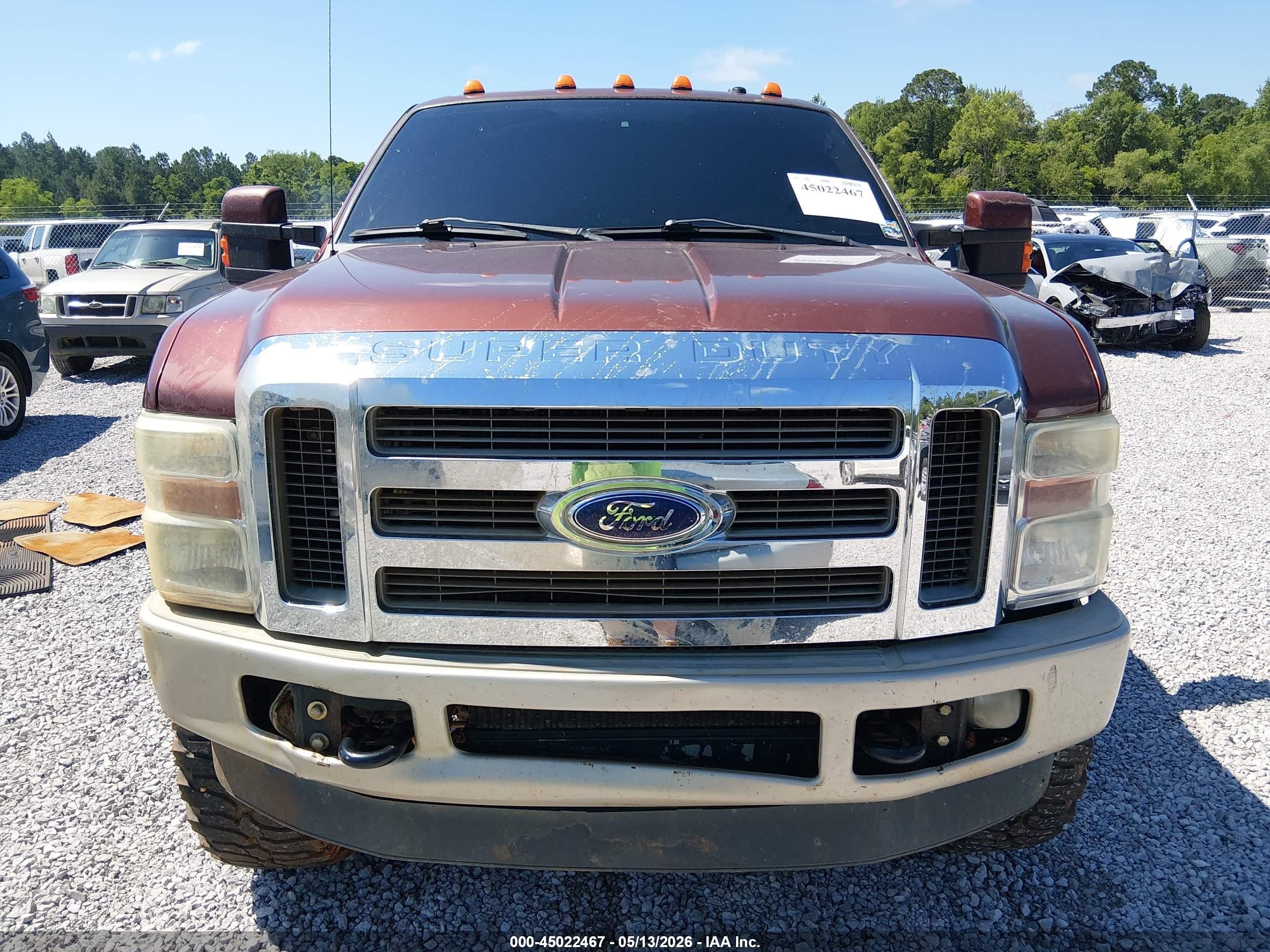 2008 Ford F-250 Fx4/harley-davidson/king Ranch/lariat/xl/xlt Brown vin: 1FTSW21R18EC48286
