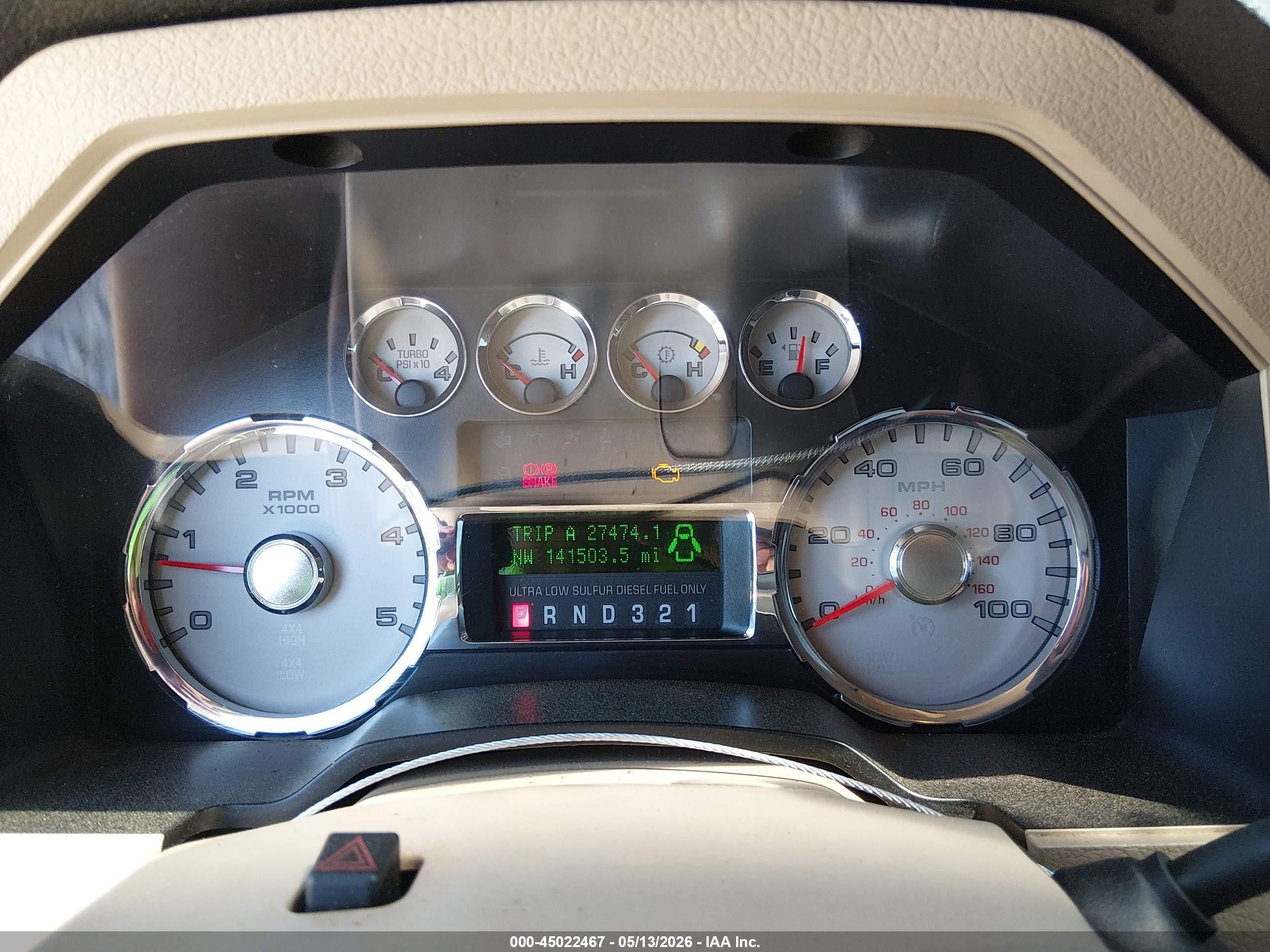 2008 Ford F-250 Fx4/harley-davidson/king Ranch/lariat/xl/xlt Brown vin: 1FTSW21R18EC48286