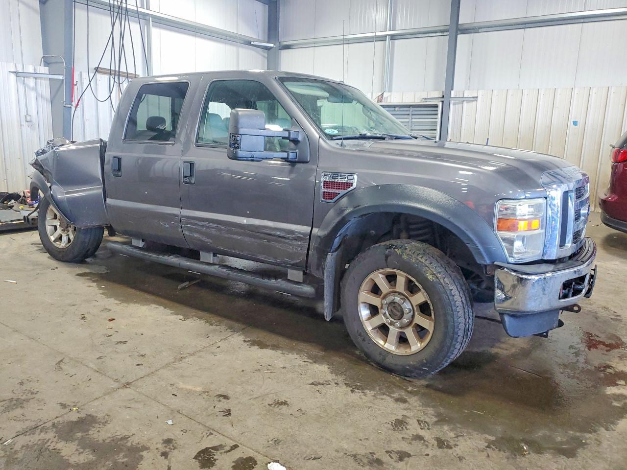 2008 Ford F250 Super Duty Серый vin: 1FTSW21R18EC58042