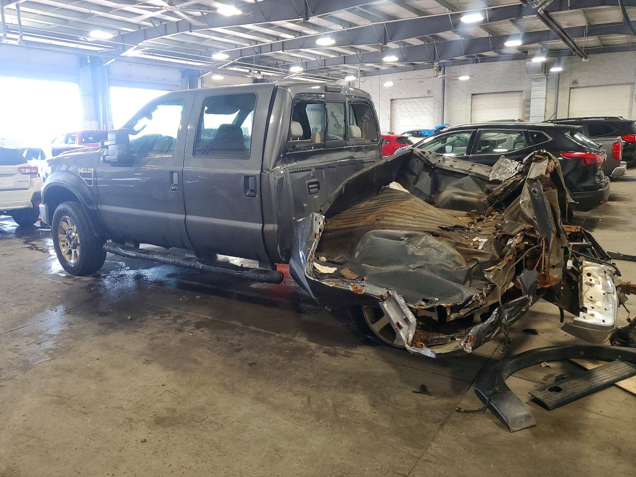 2008 Ford F250 Super Duty Серый vin: 1FTSW21R18EC58042