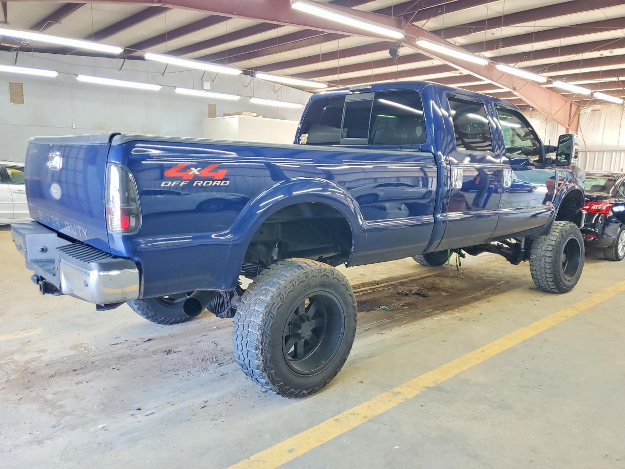 2008 Ford F250 Super Duty Синий vin: 1FTSW21R18EC63984