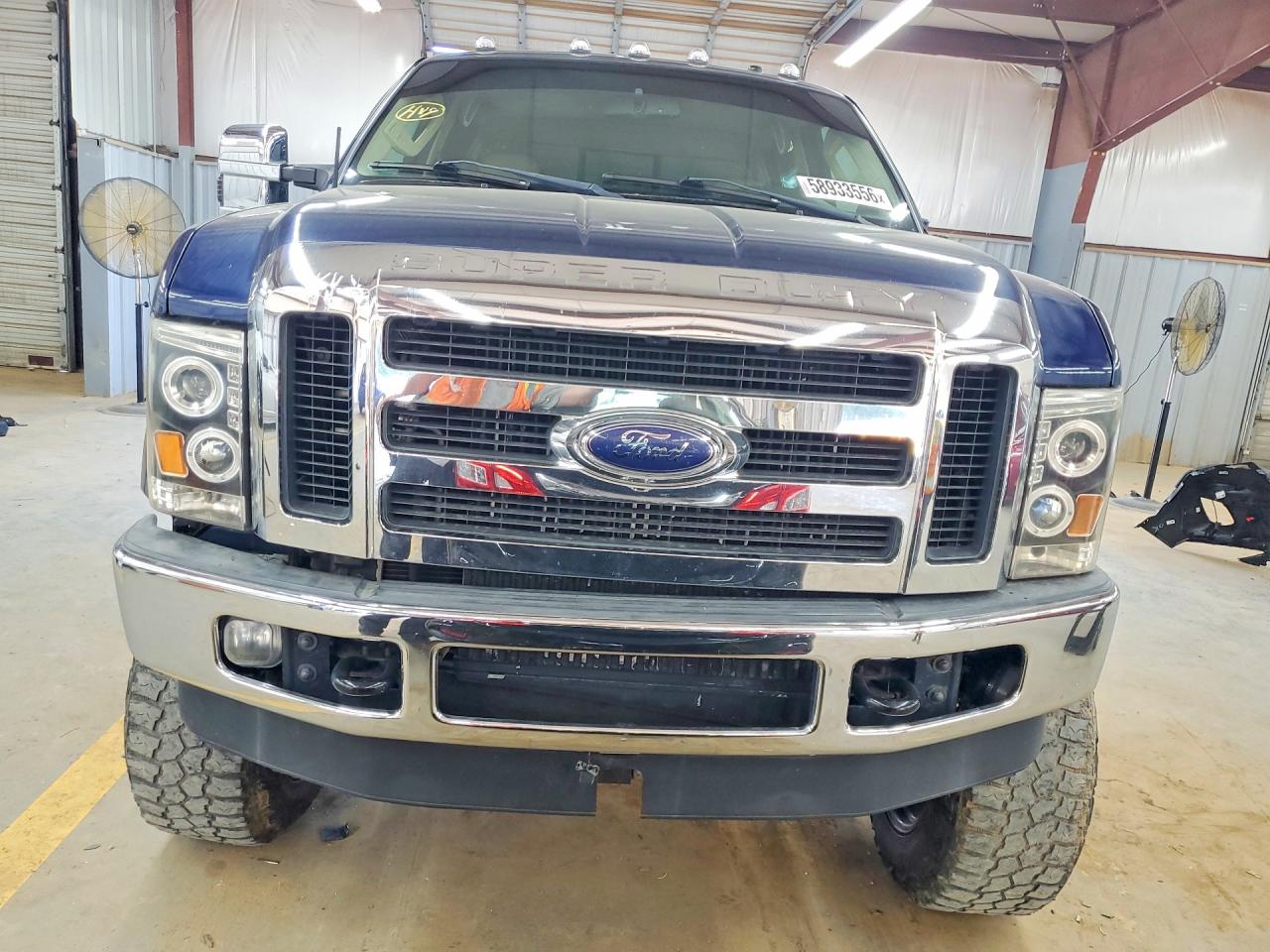 2008 Ford F250 Super Duty Синий vin: 1FTSW21R18EC63984