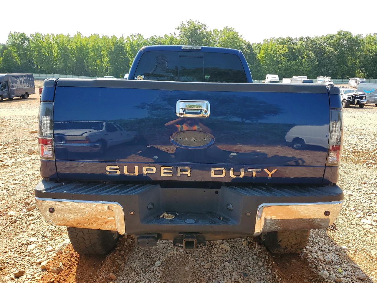 2008 Ford F250 Super Duty Blue vin: 1FTSW21R18EC63984