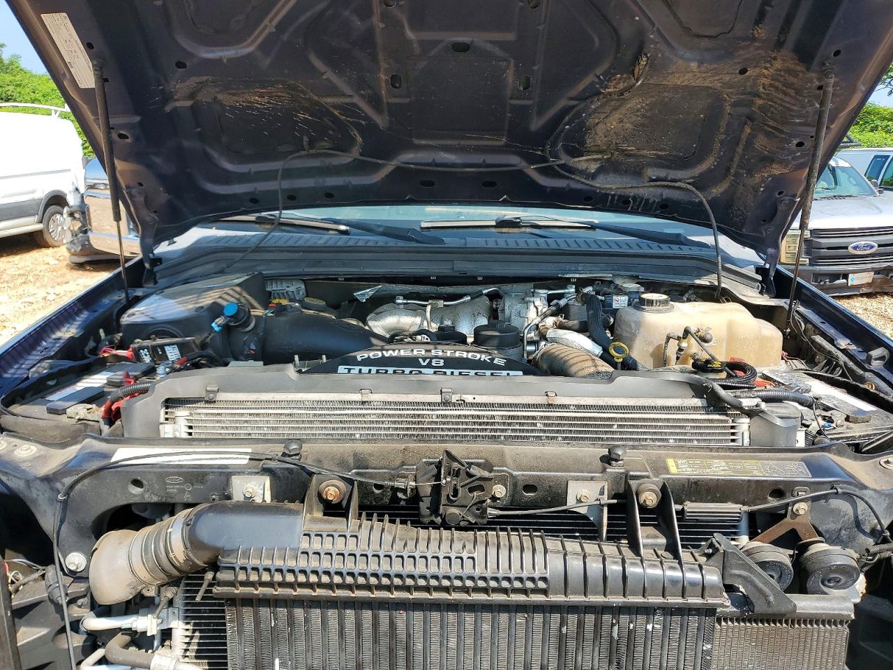 2008 Ford F250 Super Duty Blue vin: 1FTSW21R18EC63984