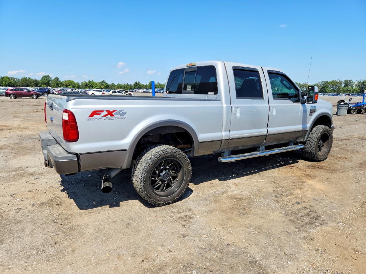 2008 Ford F250 Super Duty Silver vin: 1FTSW21R18EC72913