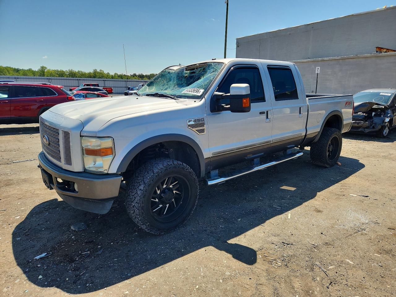 2008 Ford F250 Super Duty Серебряный vin: 1FTSW21R18EC72913