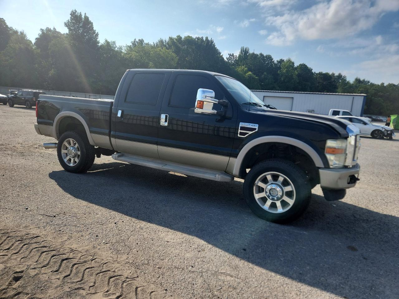 2008 Ford F250 Super Duty Black vin: 1FTSW21R18EC84754