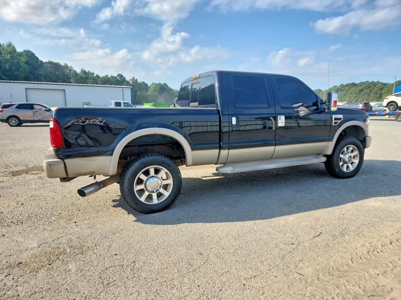 2008 Ford F250 Super Duty Black vin: 1FTSW21R18EC84754
