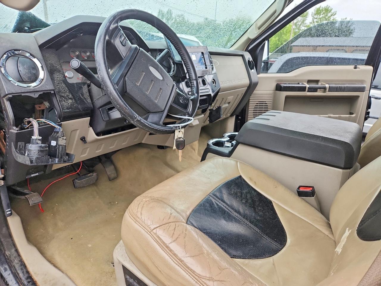 2008 Ford F250 Super Duty Black vin: 1FTSW21R18EC89419