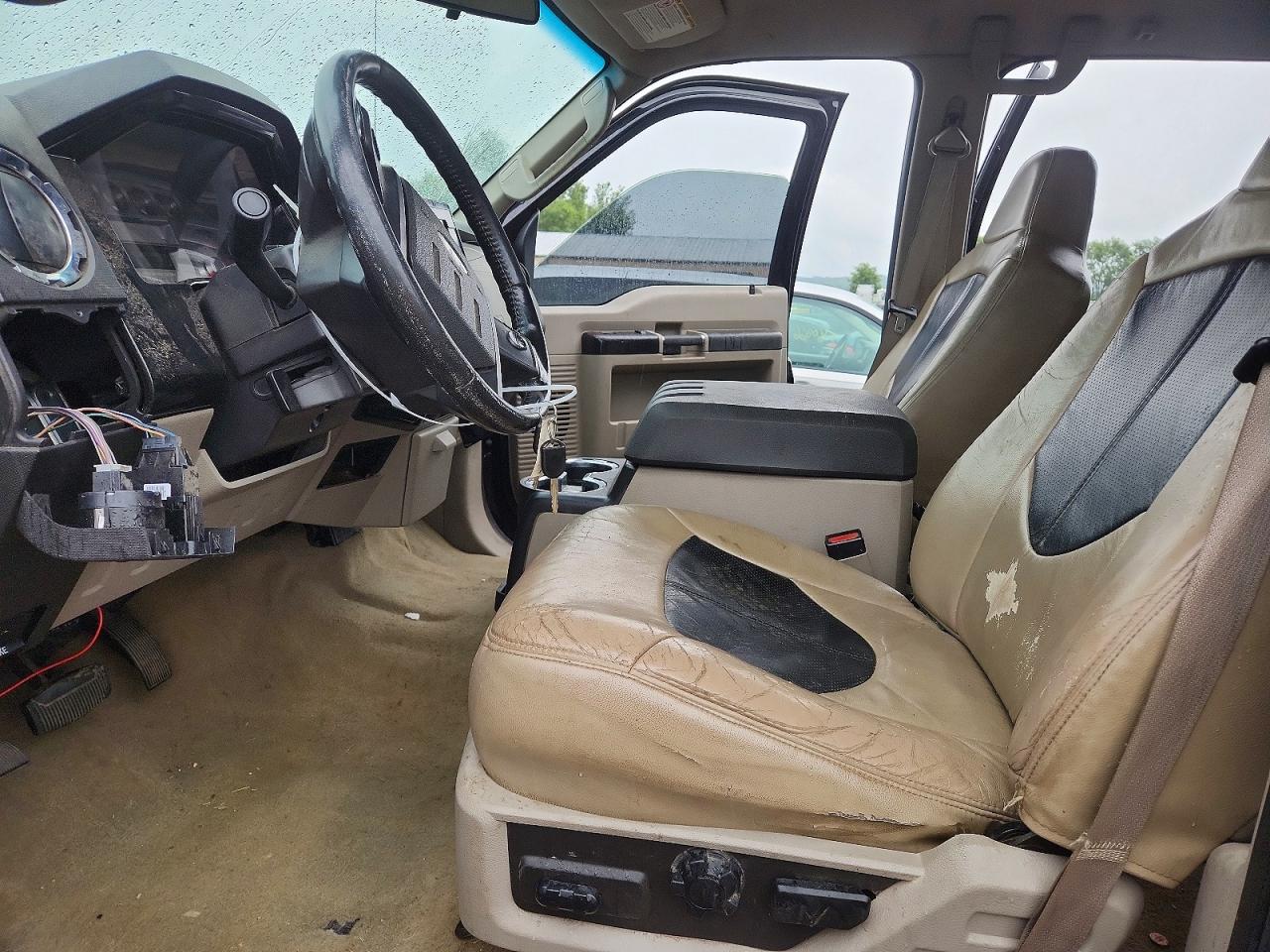 2008 Ford F250 Super Duty Black vin: 1FTSW21R18EC89419