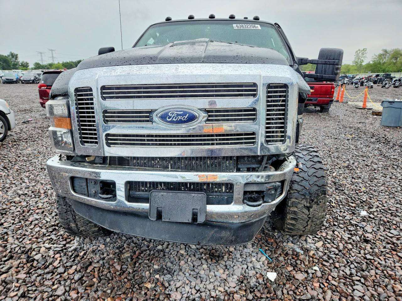 2008 Ford F250 Super Duty Black vin: 1FTSW21R18EC89419