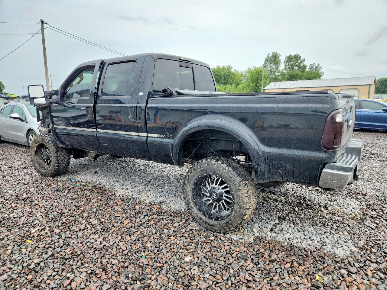 2008 Ford F250 Super Duty Black vin: 1FTSW21R18EC89419
