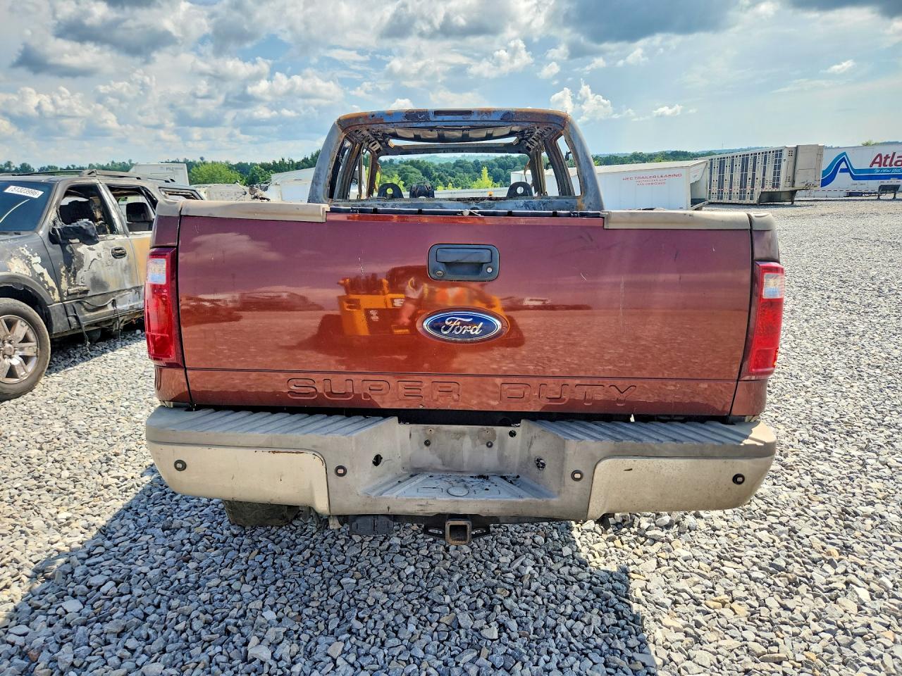 2008 Ford F250 Super Duty Brown vin: 1FTSW21R18EC94524