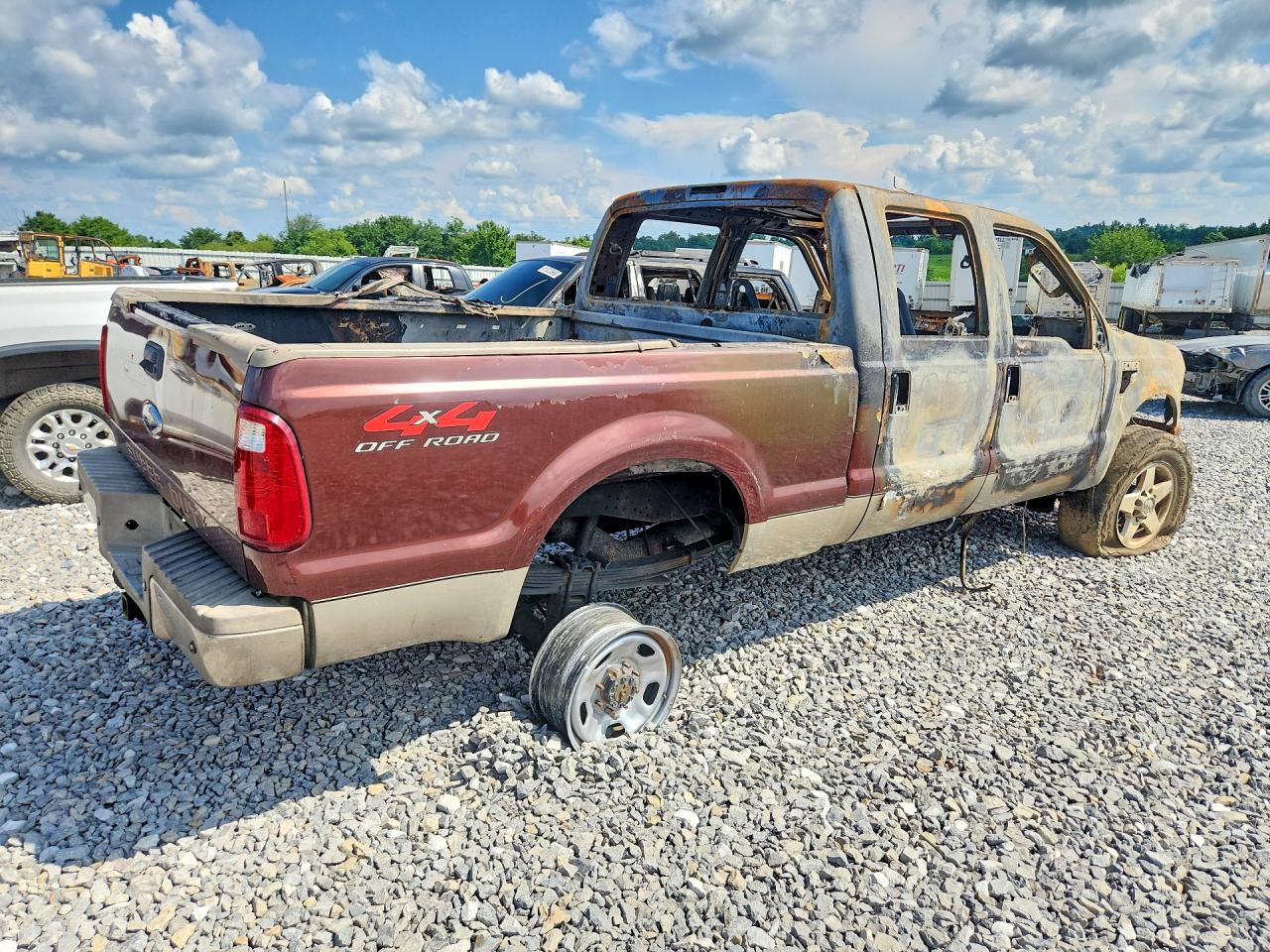 2008 Ford F250 Super Duty Brown vin: 1FTSW21R18EC94524