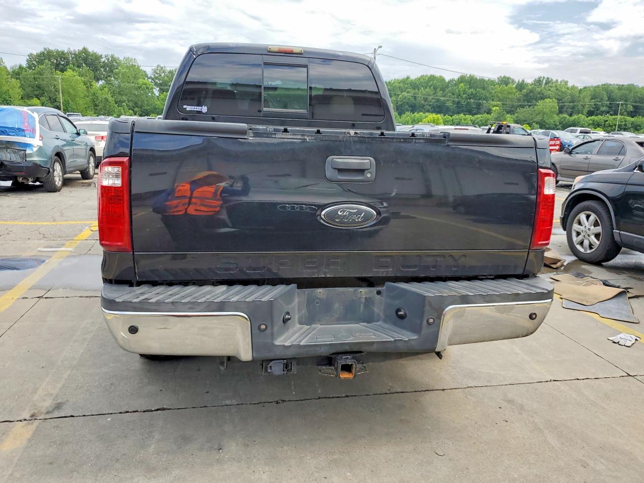 2008 Ford F250 Super Duty Black vin: 1FTSW21R18ED52535