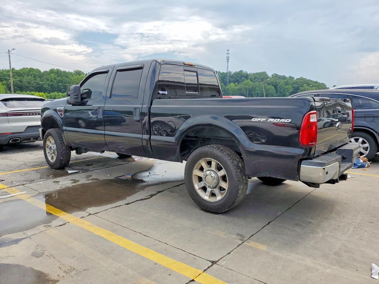 2008 Ford F250 Super Duty Black vin: 1FTSW21R18ED52535