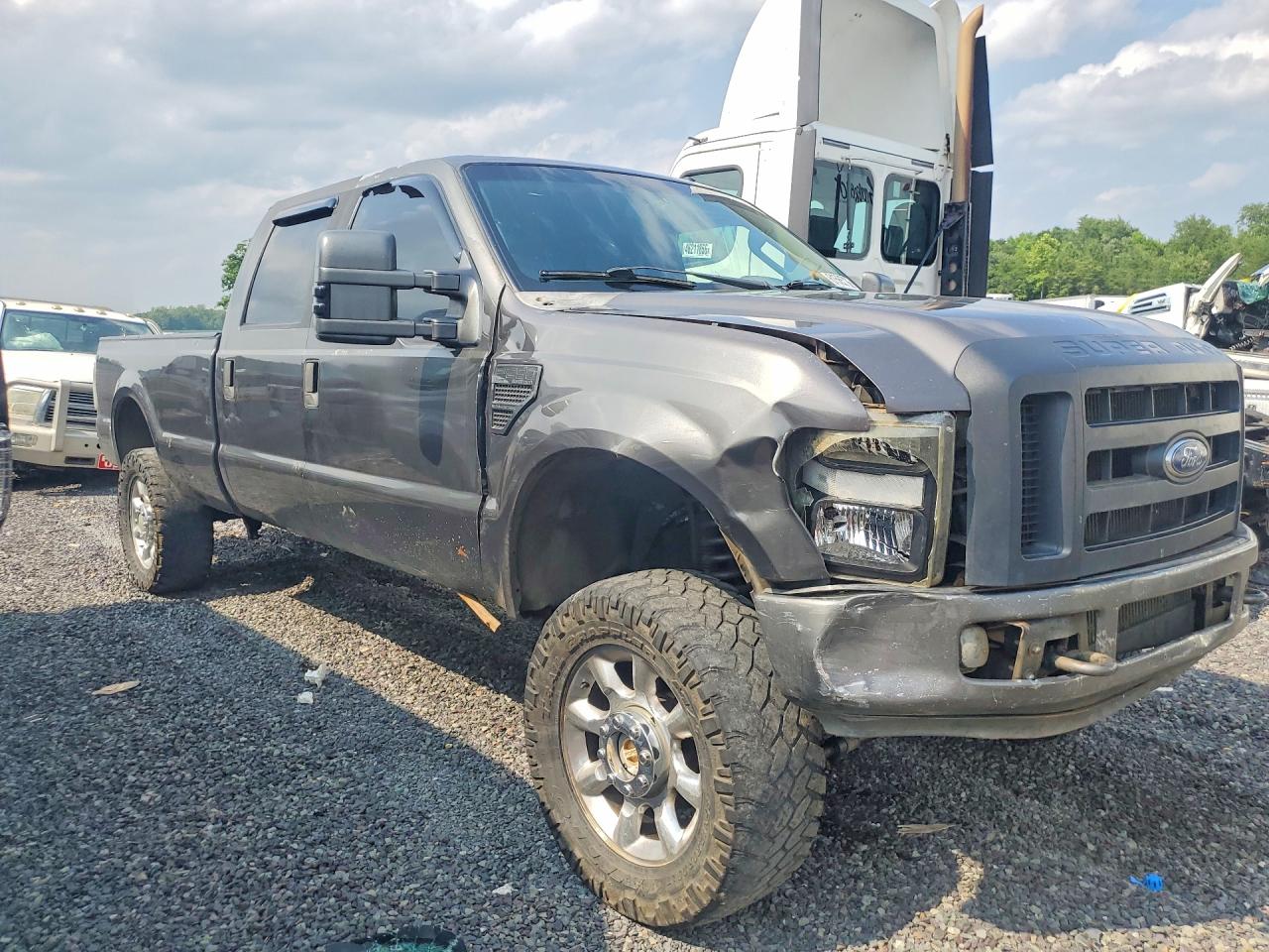 2008 Ford F250 Super Duty Серый vin: 1FTSW21R28EB33180