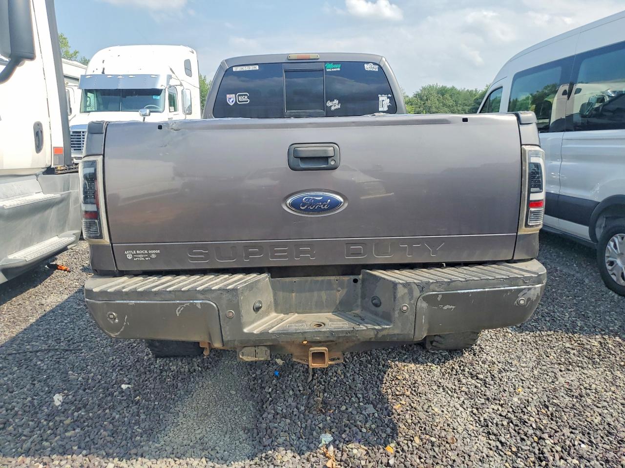 2008 Ford F250 Super Duty Серый vin: 1FTSW21R28EB33180