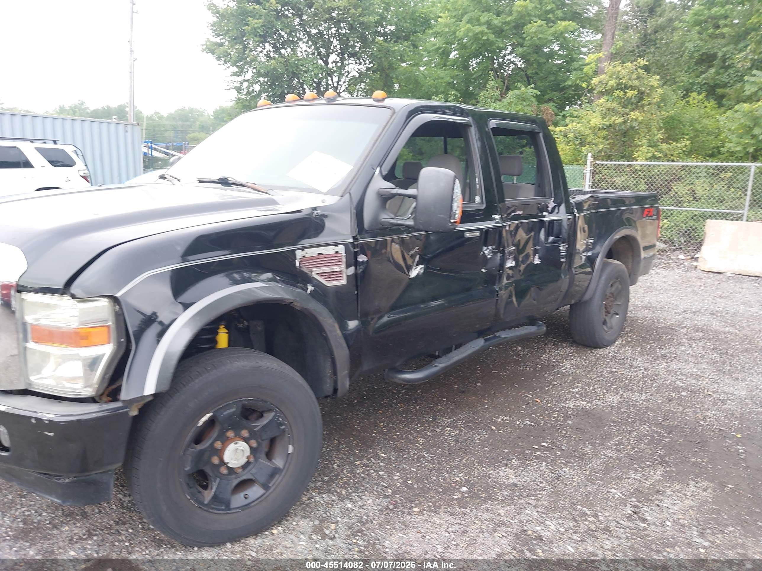 2008 Ford Super Duty F-250 Srw Fx4/harley-davidson/king Ranch/lariat/xl/xlt Black vin: 1FTSW21R28EC13370