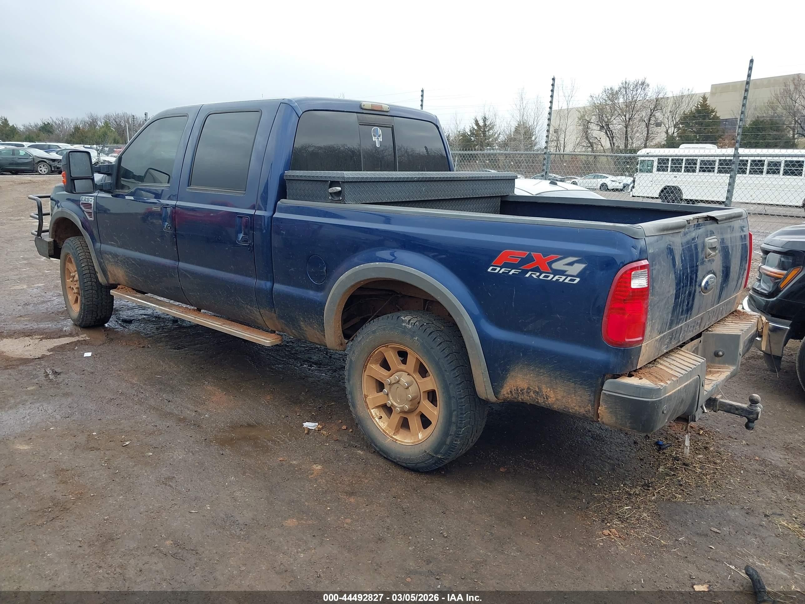 2008 Ford F-250 Fx4/harley-davidson/king Ranch/lariat/xl/xlt Blue vin: 1FTSW21R28EC94922