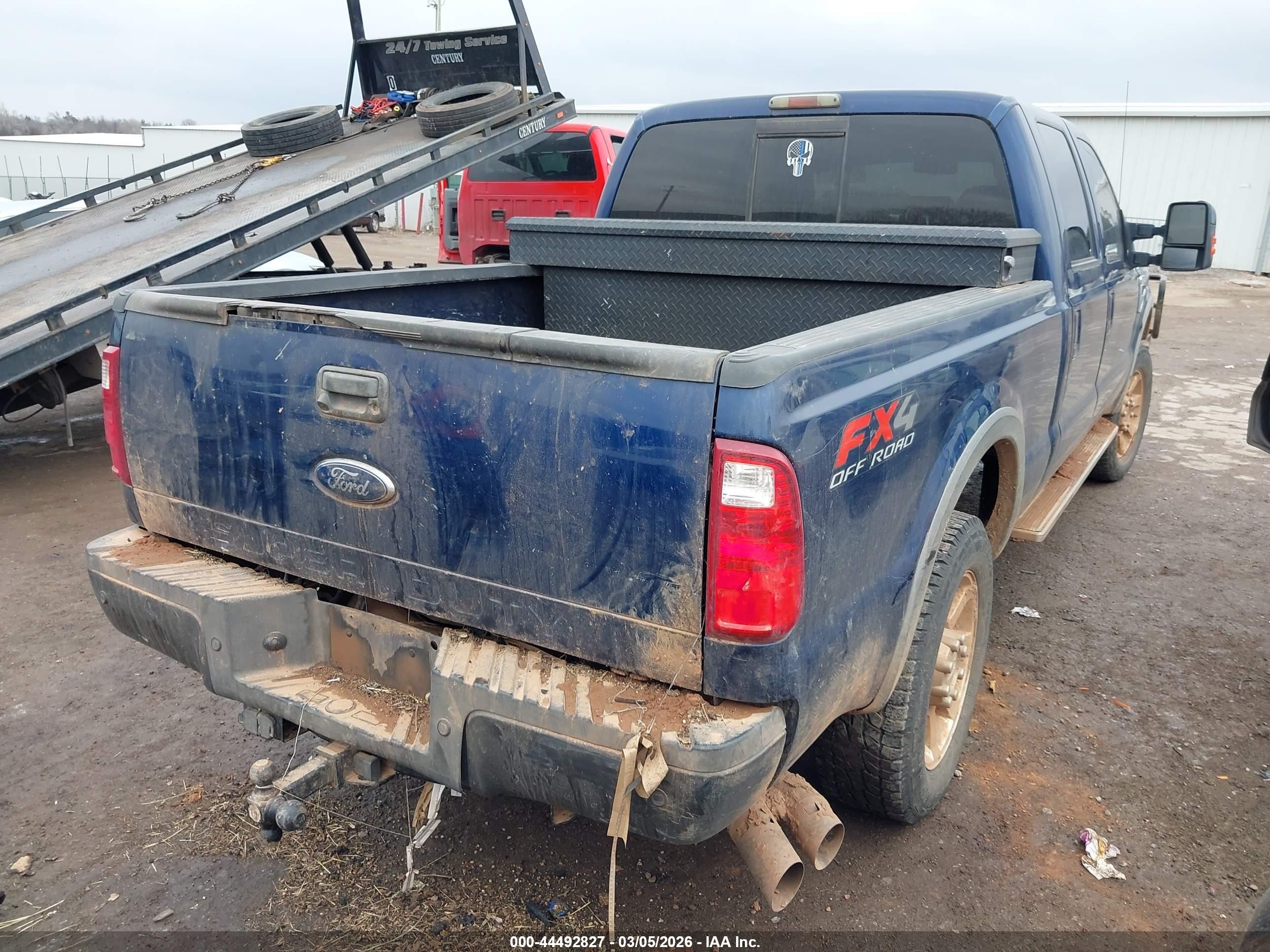 2008 Ford F-250 Fx4/harley-davidson/king Ranch/lariat/xl/xlt Blue vin: 1FTSW21R28EC94922