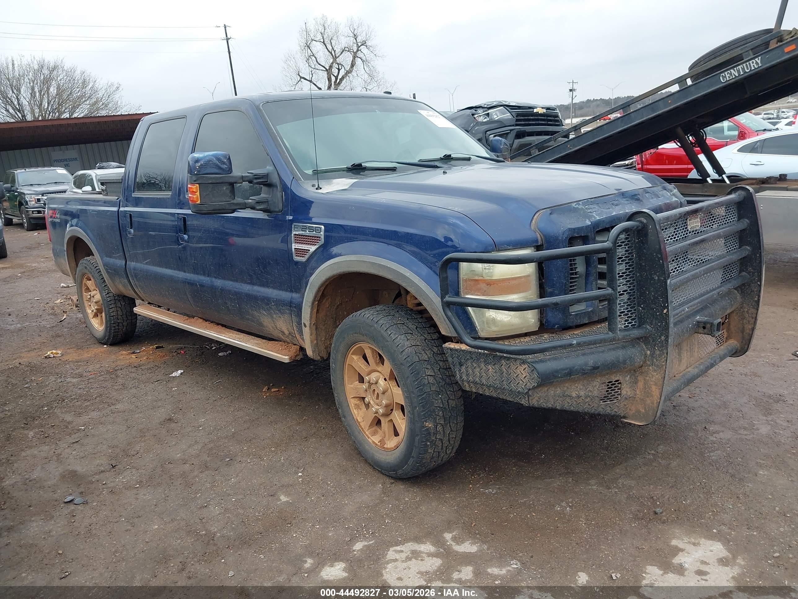 2008 Ford F-250 Fx4/harley-davidson/king Ranch/lariat/xl/xlt Blue vin: 1FTSW21R28EC94922