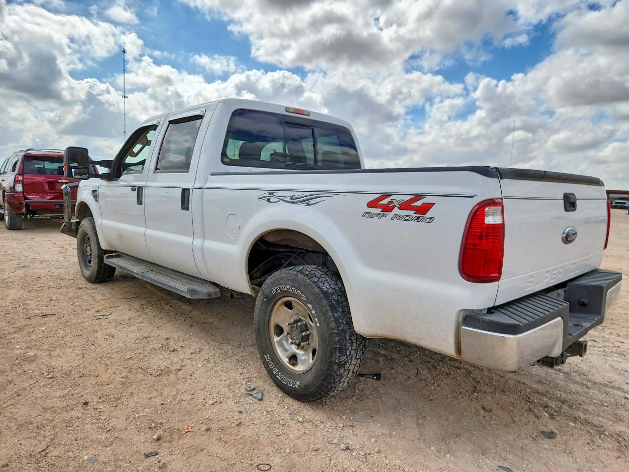 2008 Ford F250 Super Duty White vin: 1FTSW21R28ED19771