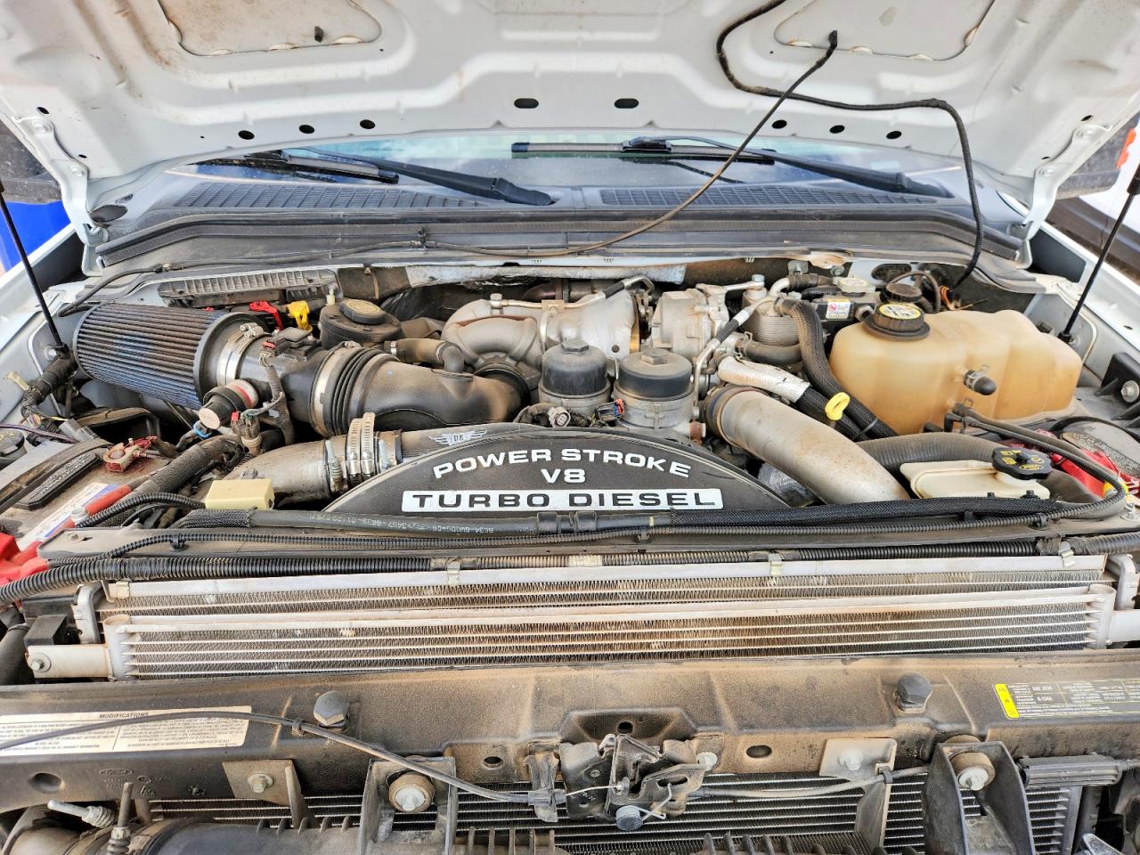 2008 Ford F250 Super Duty White vin: 1FTSW21R28ED19771