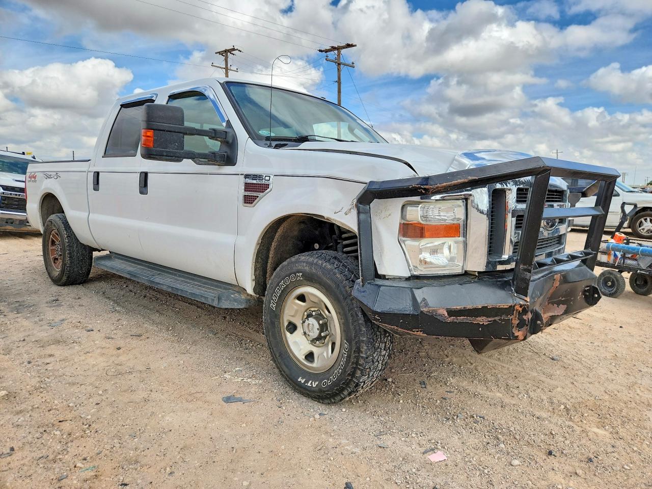 2008 Ford F250 Super Duty White vin: 1FTSW21R28ED19771
