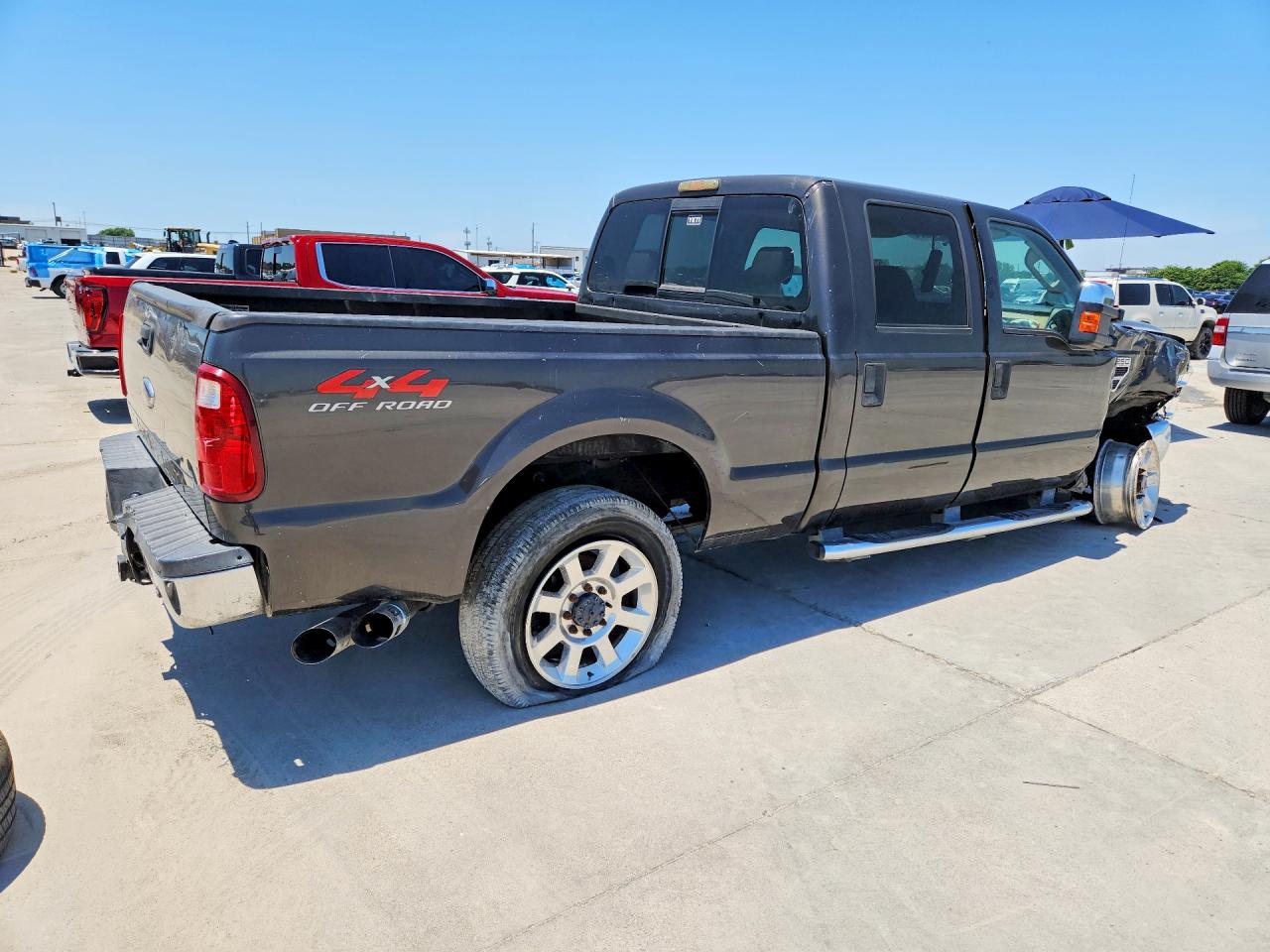 2008 Ford F250 Super Duty Gray vin: 1FTSW21R28ED41964