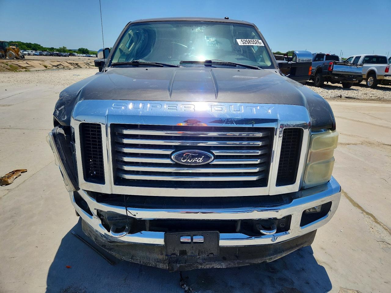2008 Ford F250 Super Duty Gray vin: 1FTSW21R28ED41964