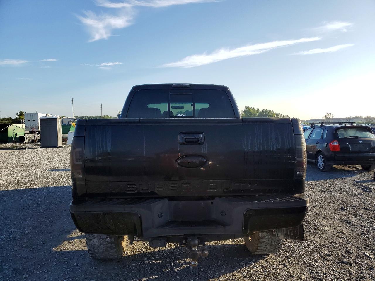 2008 Ford F250 Super Duty Black vin: 1FTSW21R28ED81204