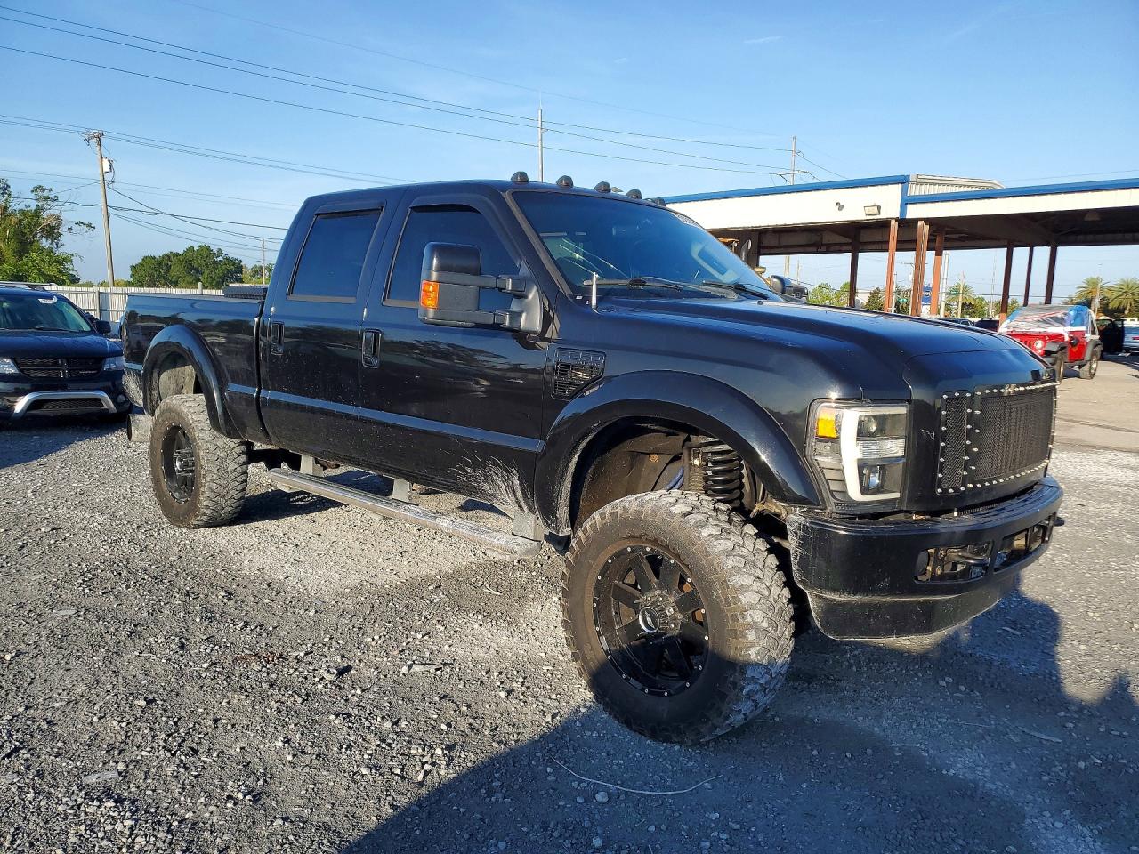 2008 Ford F250 Super Duty Black vin: 1FTSW21R28ED81204