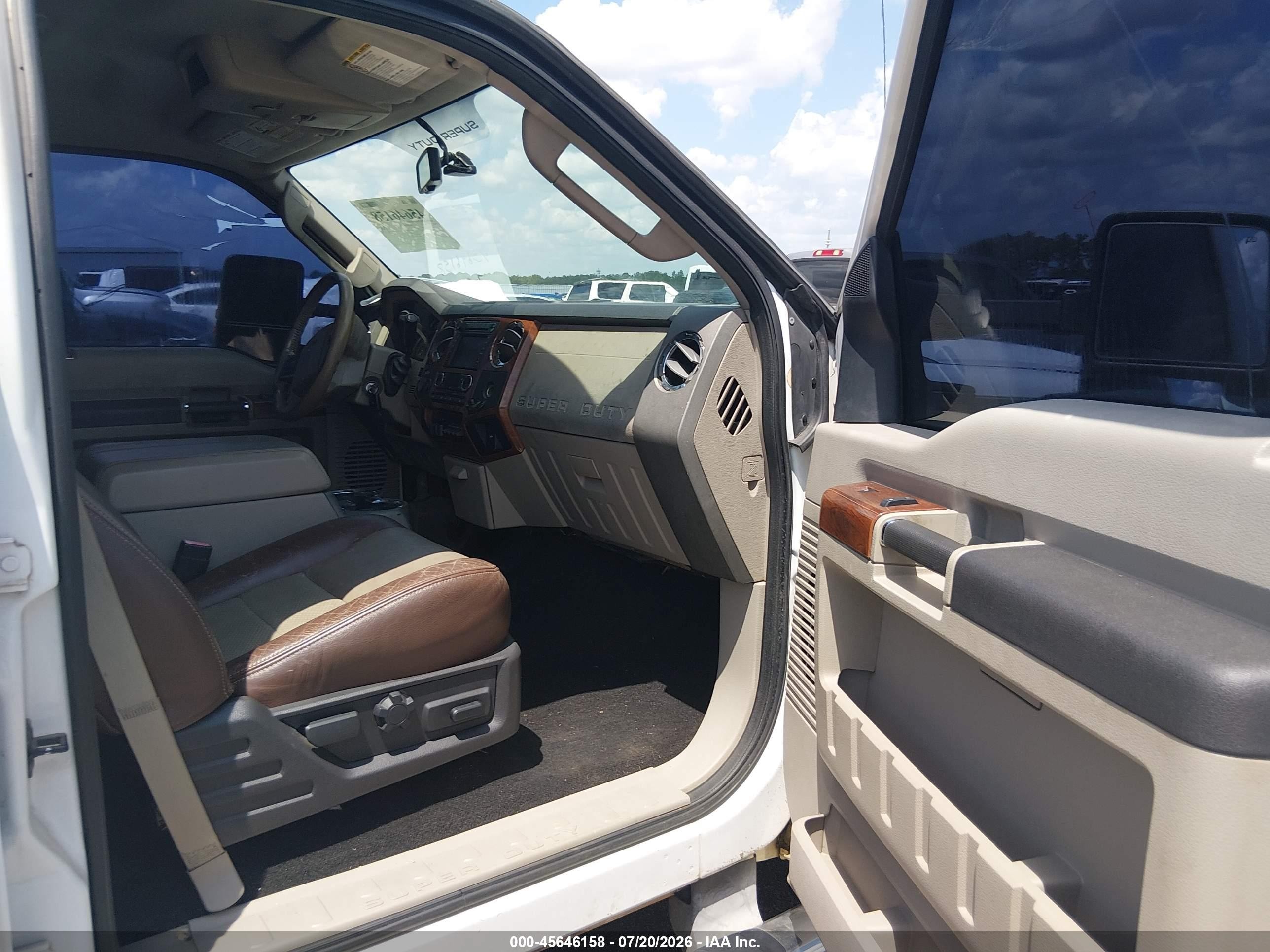 2008 Ford Super Duty F-250 Srw Fx4/harley-davidson/king Ranch/lariat/xl/xlt White vin: 1FTSW21R38EA35808