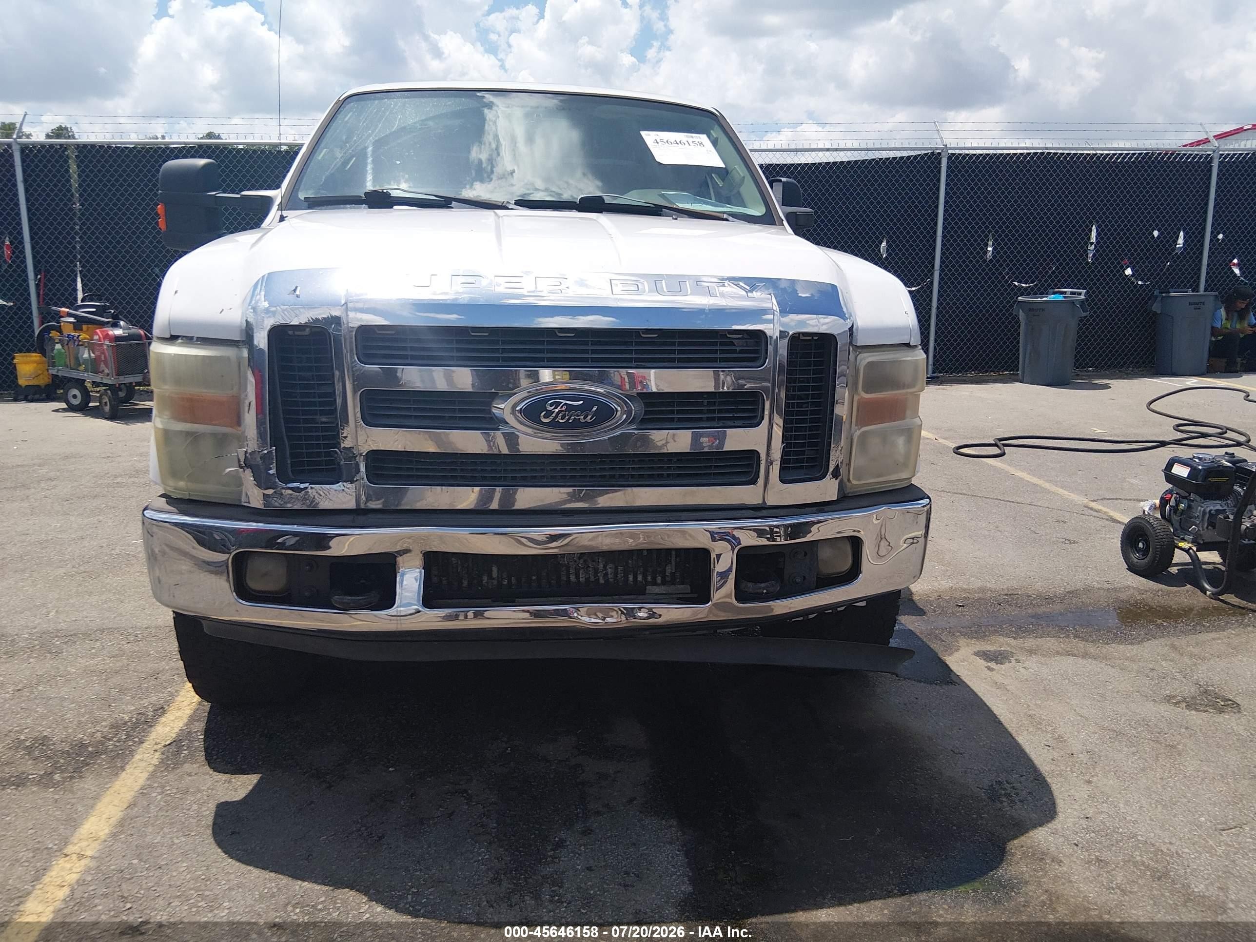 2008 Ford Super Duty F-250 Srw Fx4/harley-davidson/king Ranch/lariat/xl/xlt White vin: 1FTSW21R38EA35808