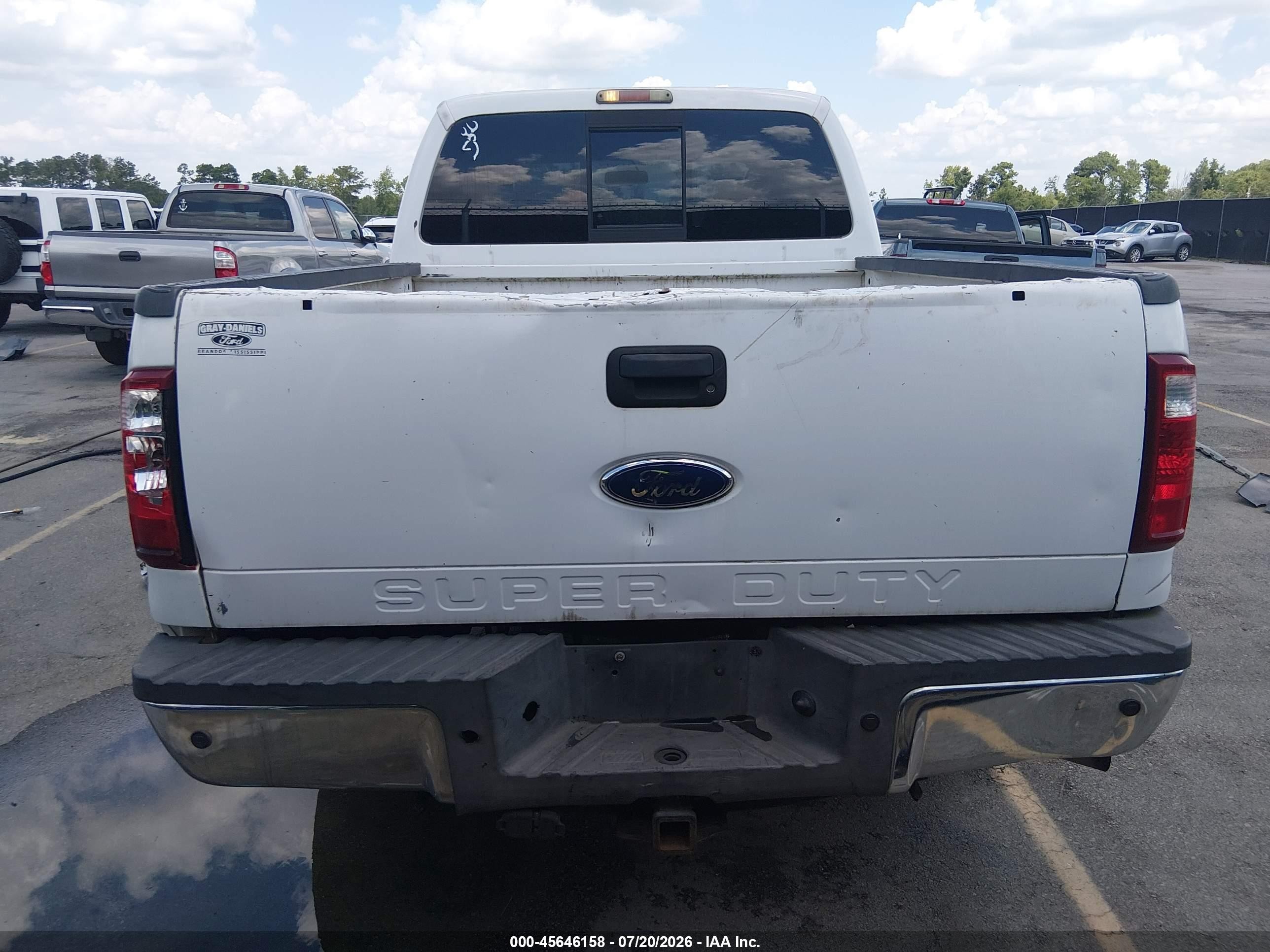2008 Ford Super Duty F-250 Srw Fx4/harley-davidson/king Ranch/lariat/xl/xlt White vin: 1FTSW21R38EA35808