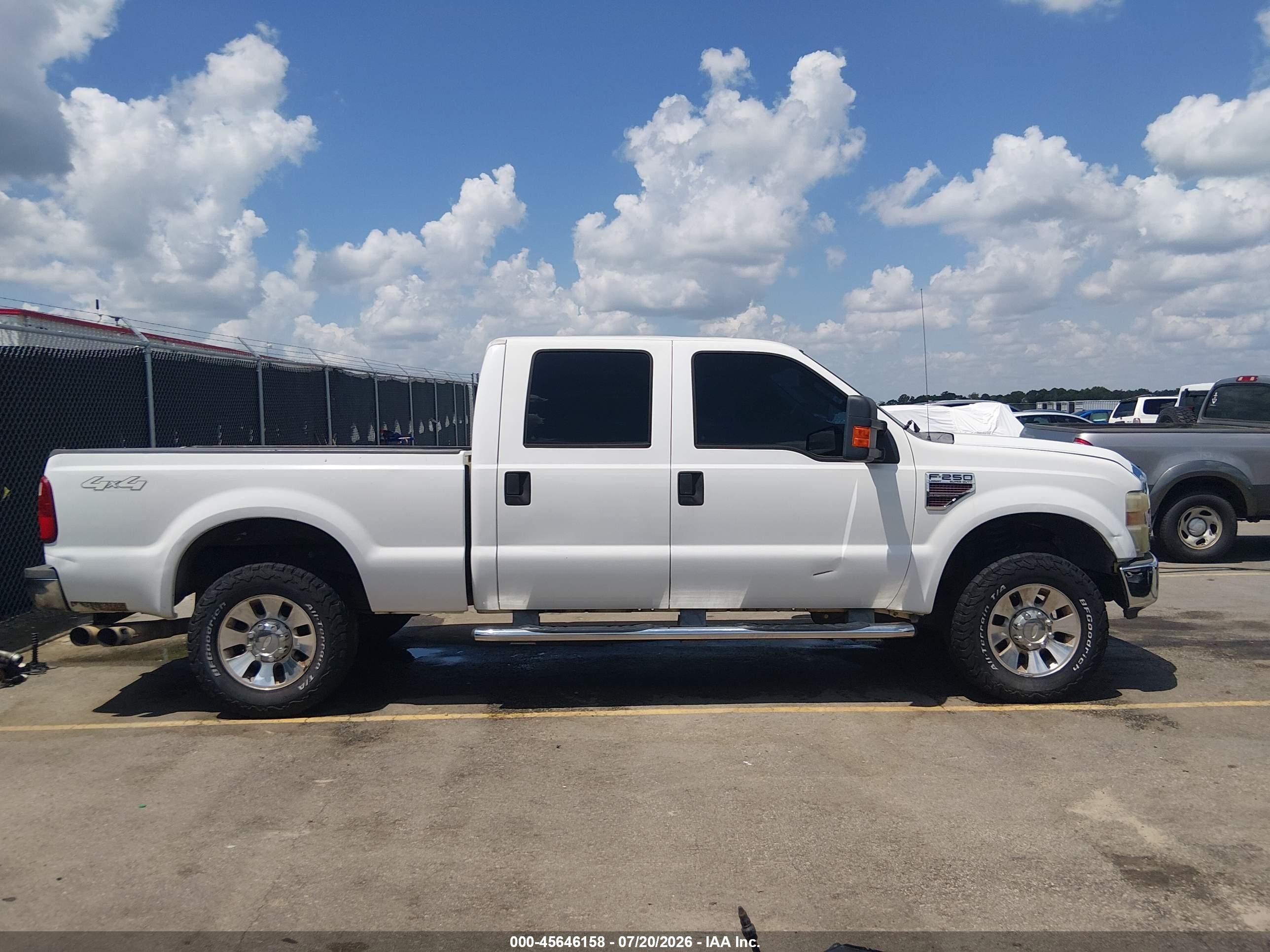 2008 Ford Super Duty F-250 Srw Fx4/harley-davidson/king Ranch/lariat/xl/xlt White vin: 1FTSW21R38EA35808