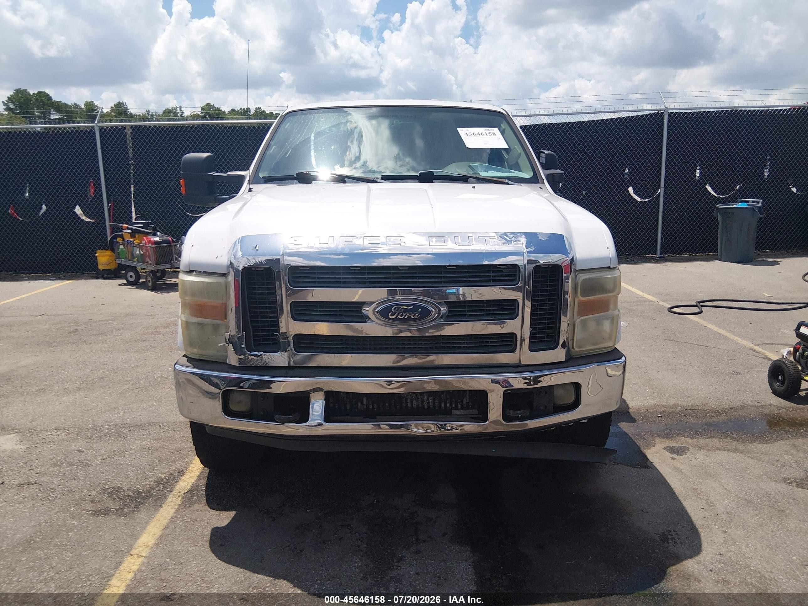 2008 Ford Super Duty F-250 Srw Fx4/harley-davidson/king Ranch/lariat/xl/xlt White vin: 1FTSW21R38EA35808