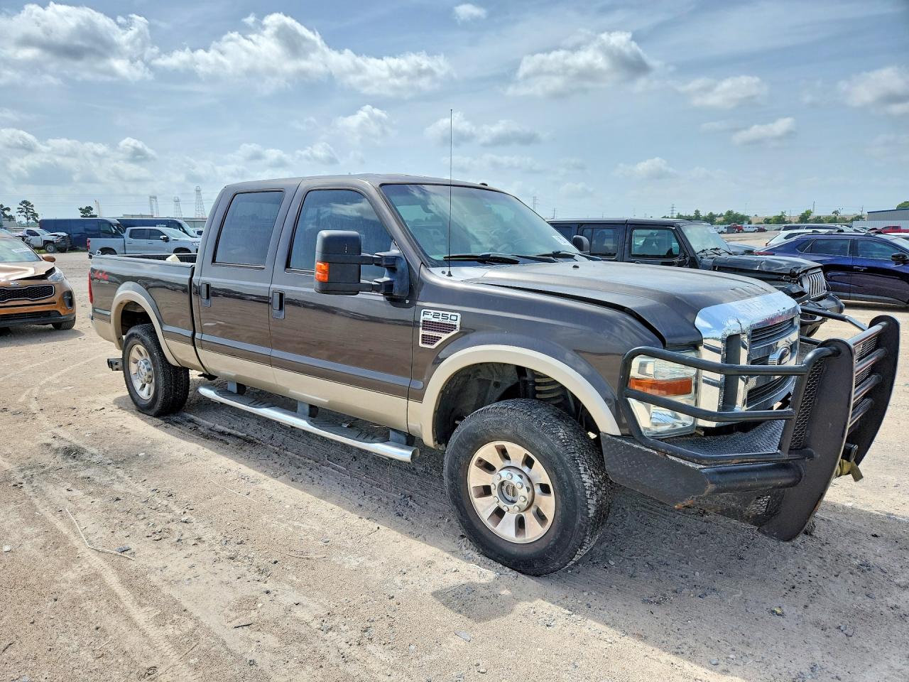 2008 Ford F250 Super Duty Brown vin: 1FTSW21R38ED00694