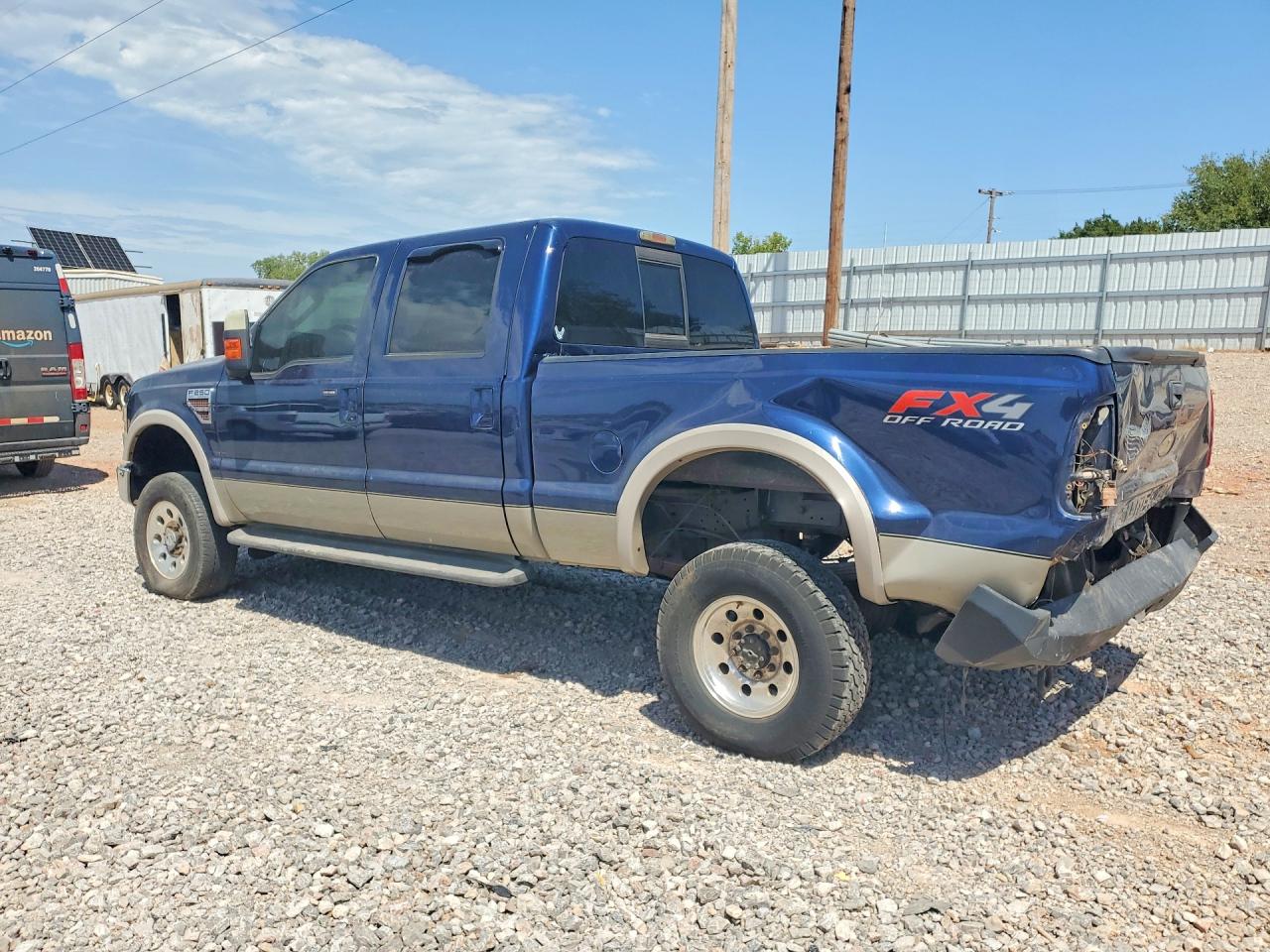 2008 Ford F250 Super Duty Blue vin: 1FTSW21R38ED14028