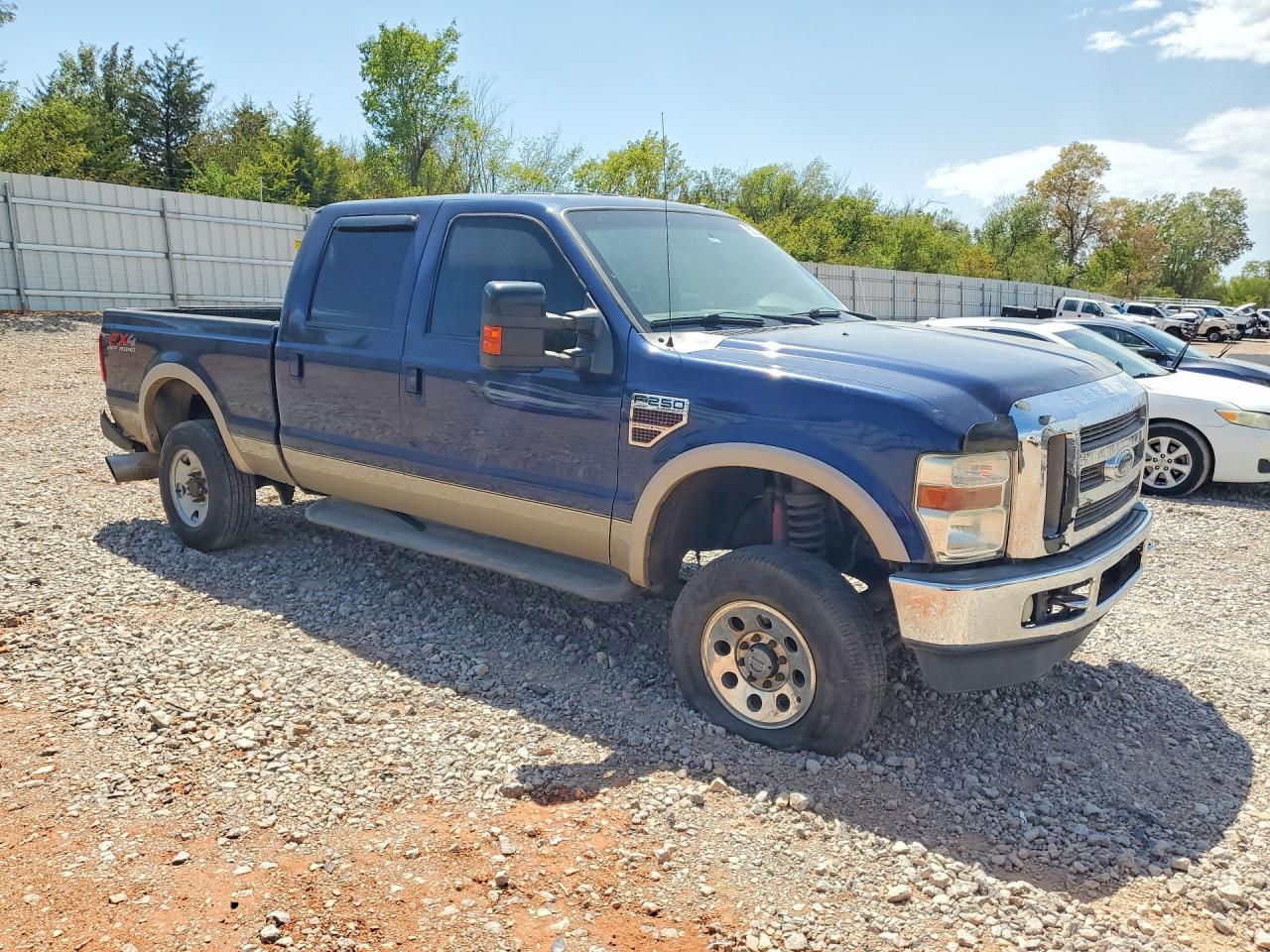 2008 Ford F250 Super Duty Blue vin: 1FTSW21R38ED14028