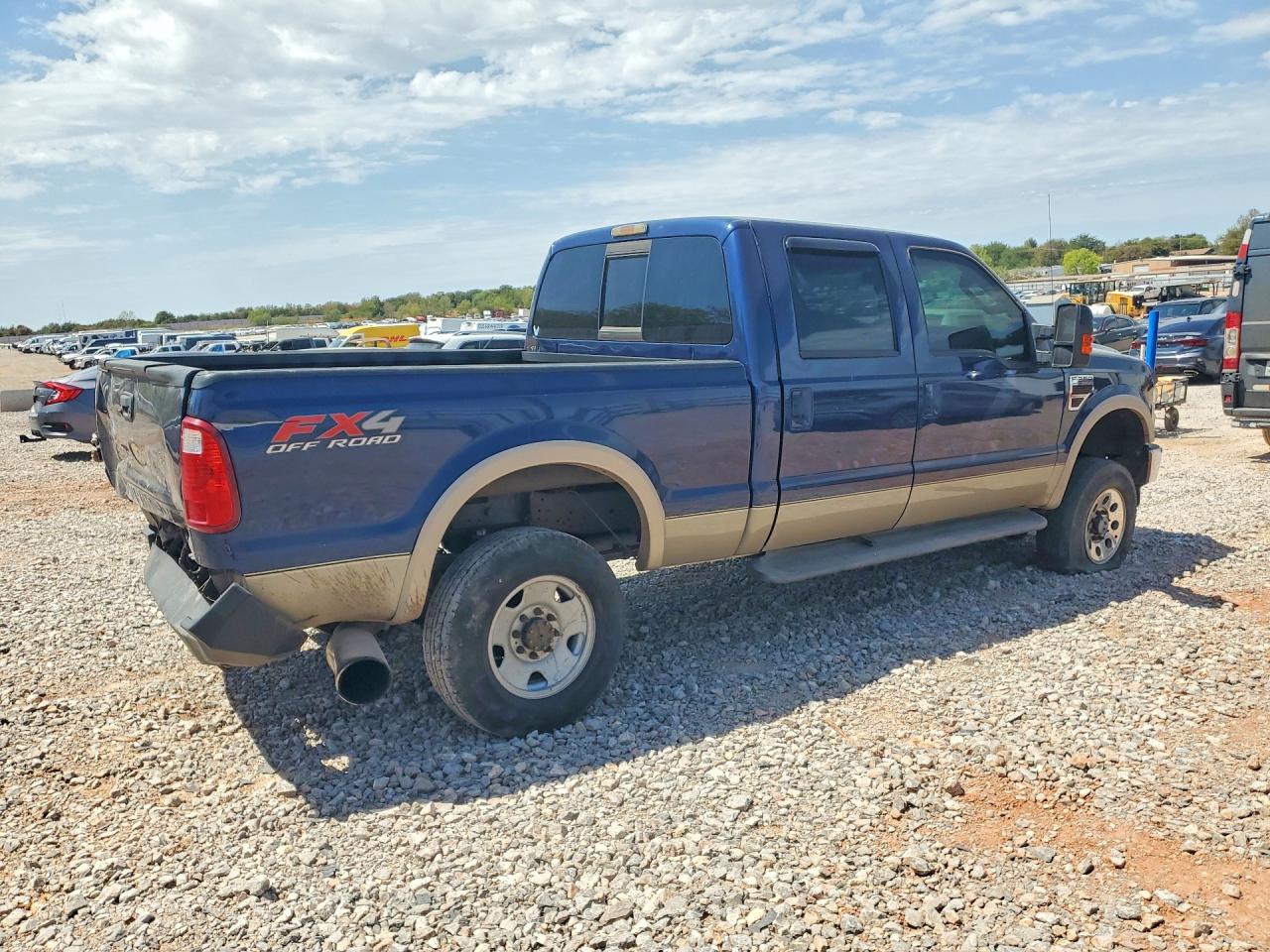 2008 Ford F250 Super Duty Blue vin: 1FTSW21R38ED14028