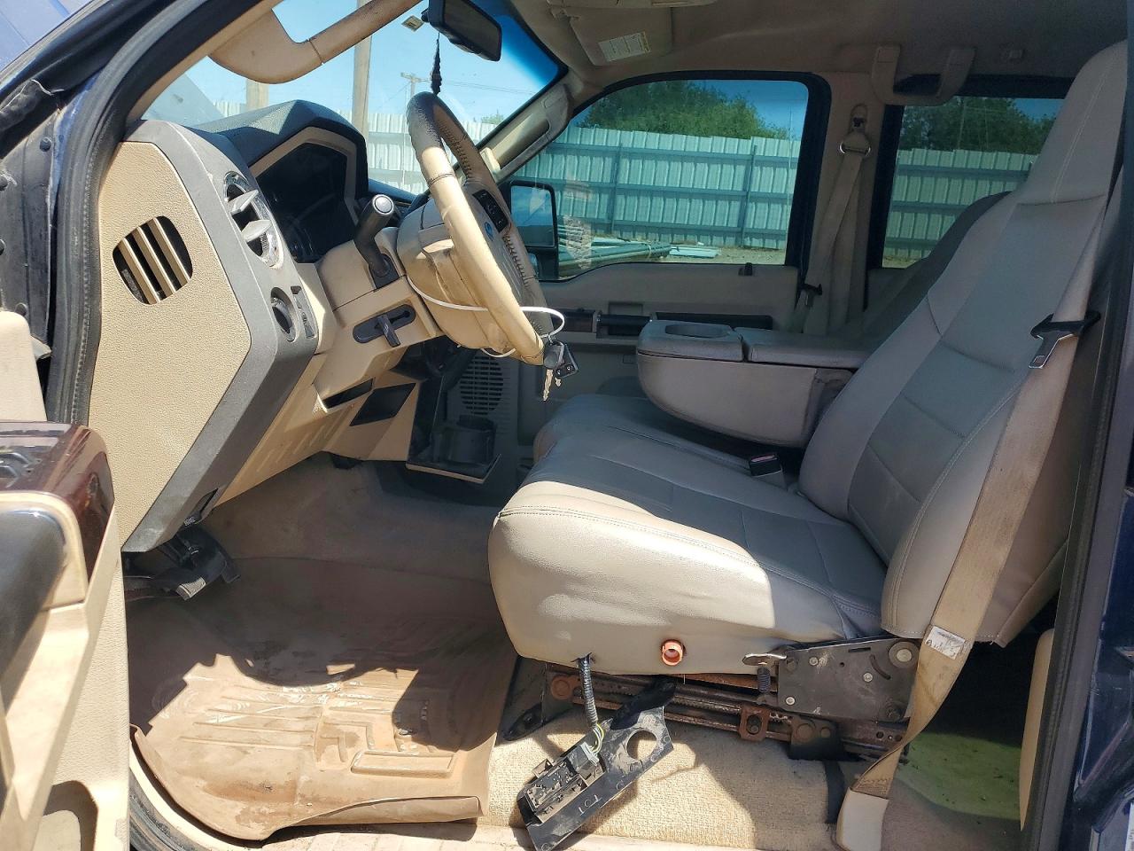2008 Ford F250 Super Duty Blue vin: 1FTSW21R38ED14028