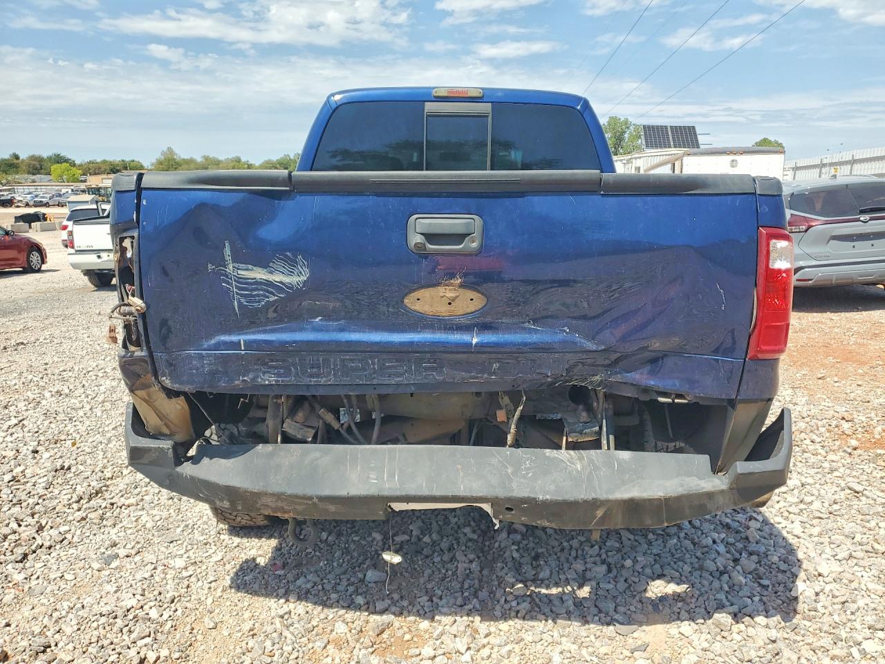 2008 Ford F250 Super Duty Blue vin: 1FTSW21R38ED14028