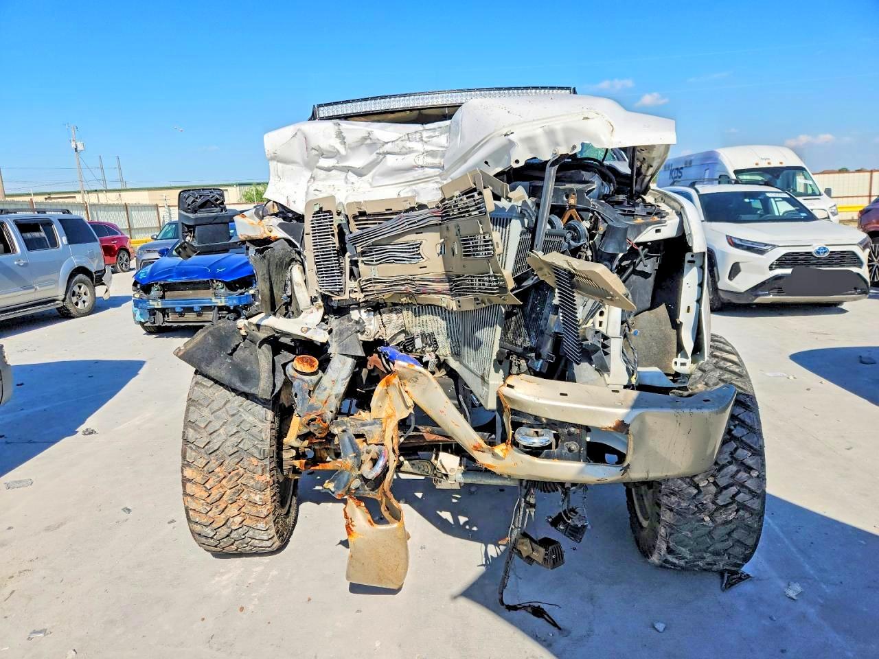 2008 Ford F250 Super Duty White vin: 1FTSW21R38ED16586