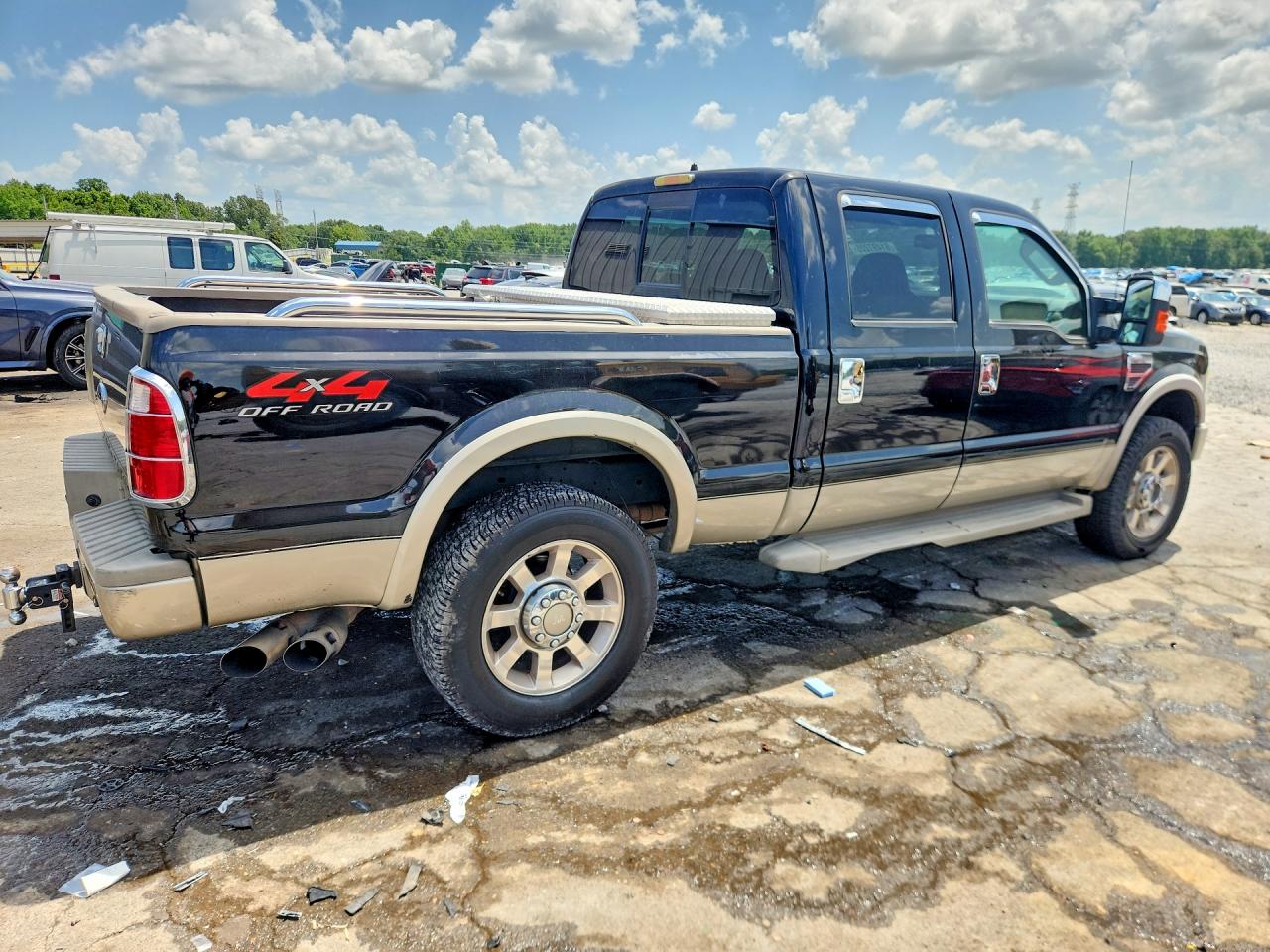 2008 Ford F250 Super Duty Black vin: 1FTSW21R38ED95113